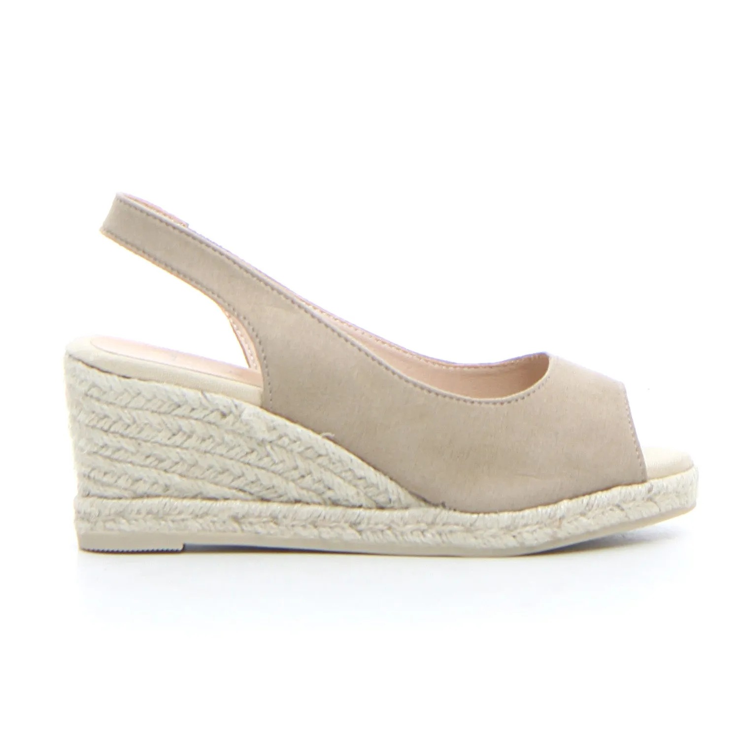 Sandalo con zeppa open toe