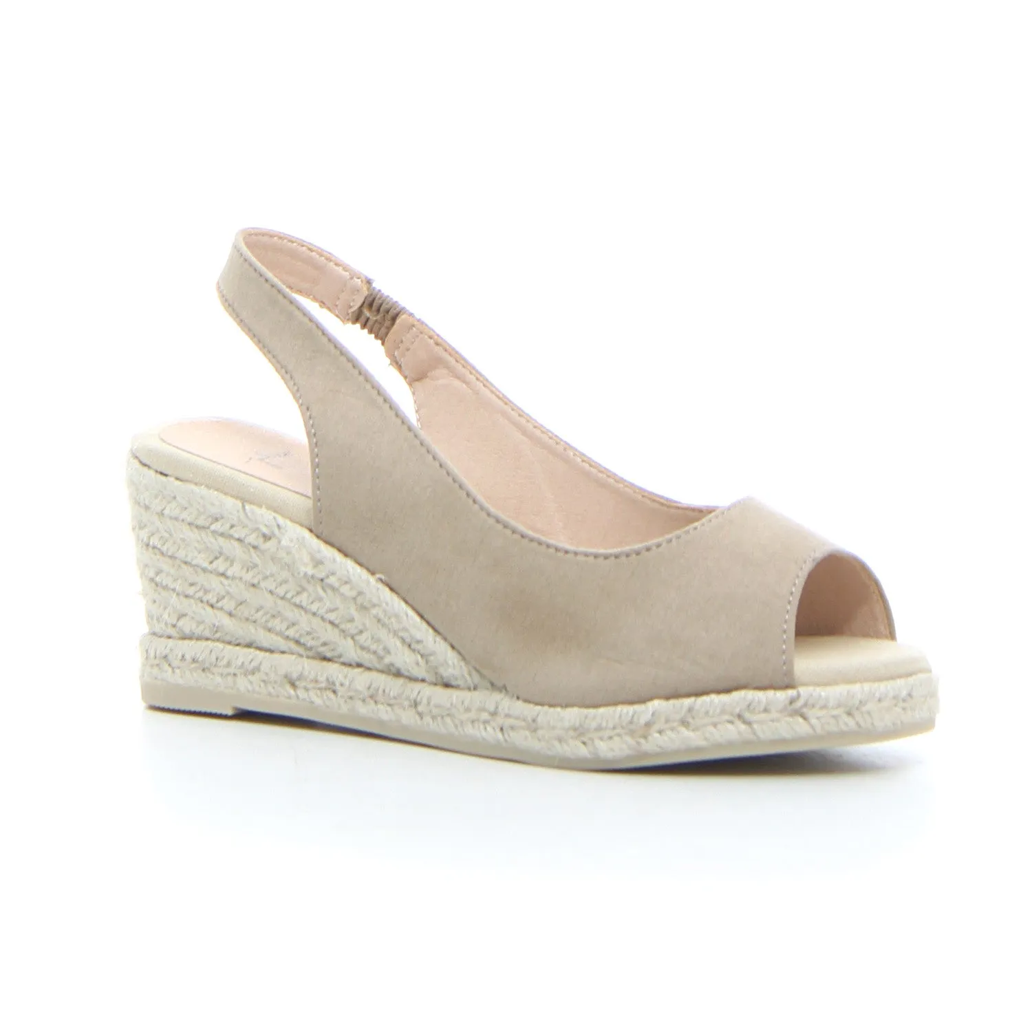 Sandalo con zeppa open toe