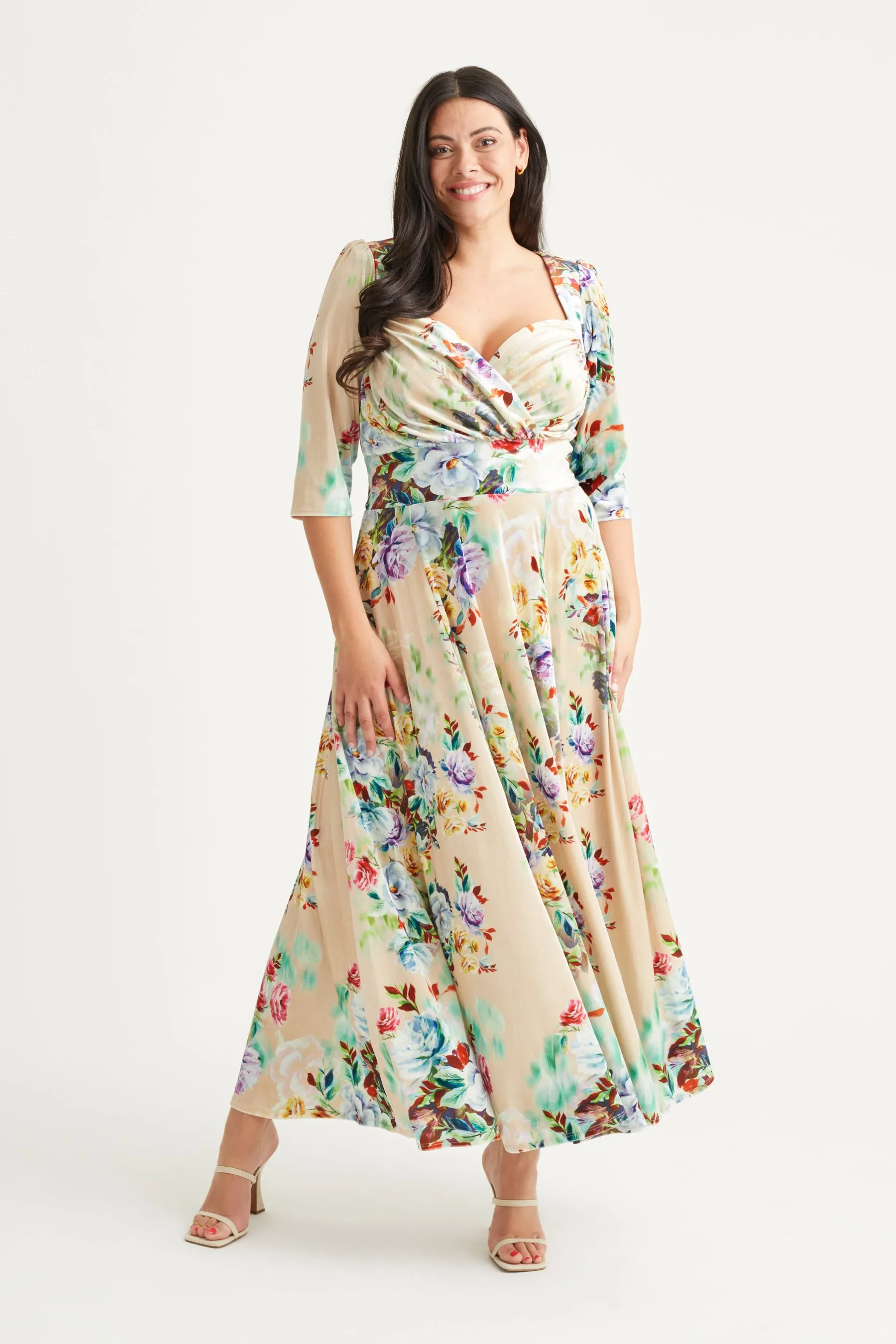 Scarlett & Jo - Elizabeth - Abito maxi in velluto