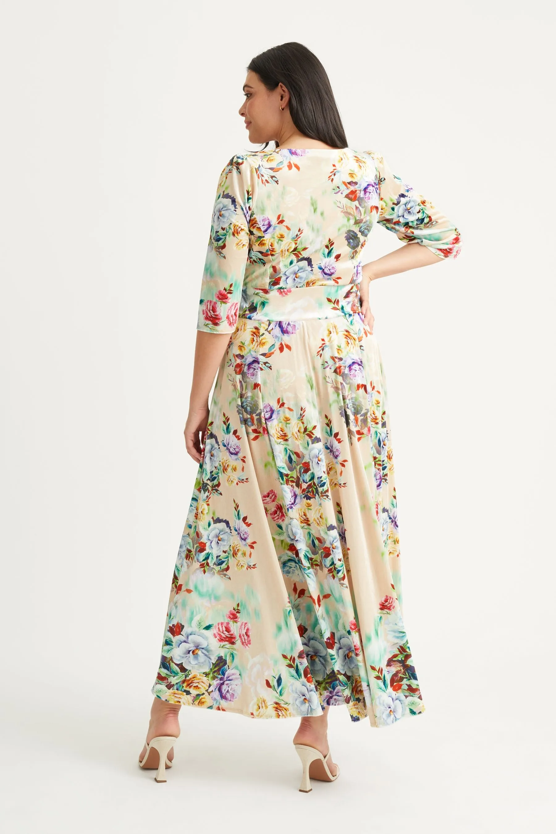 Scarlett & Jo - Elizabeth - Abito maxi in velluto