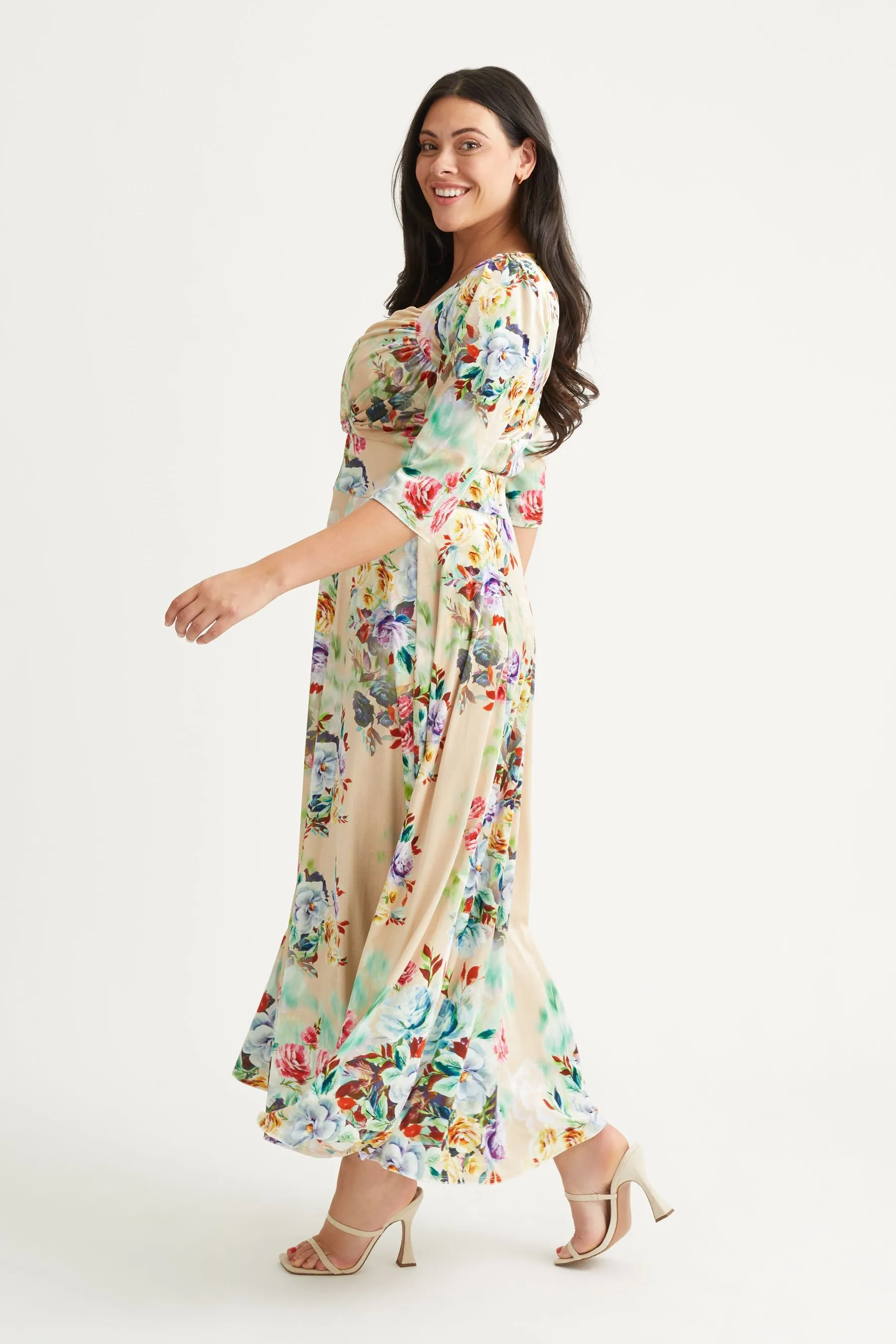 Scarlett & Jo - Elizabeth - Abito maxi in velluto
