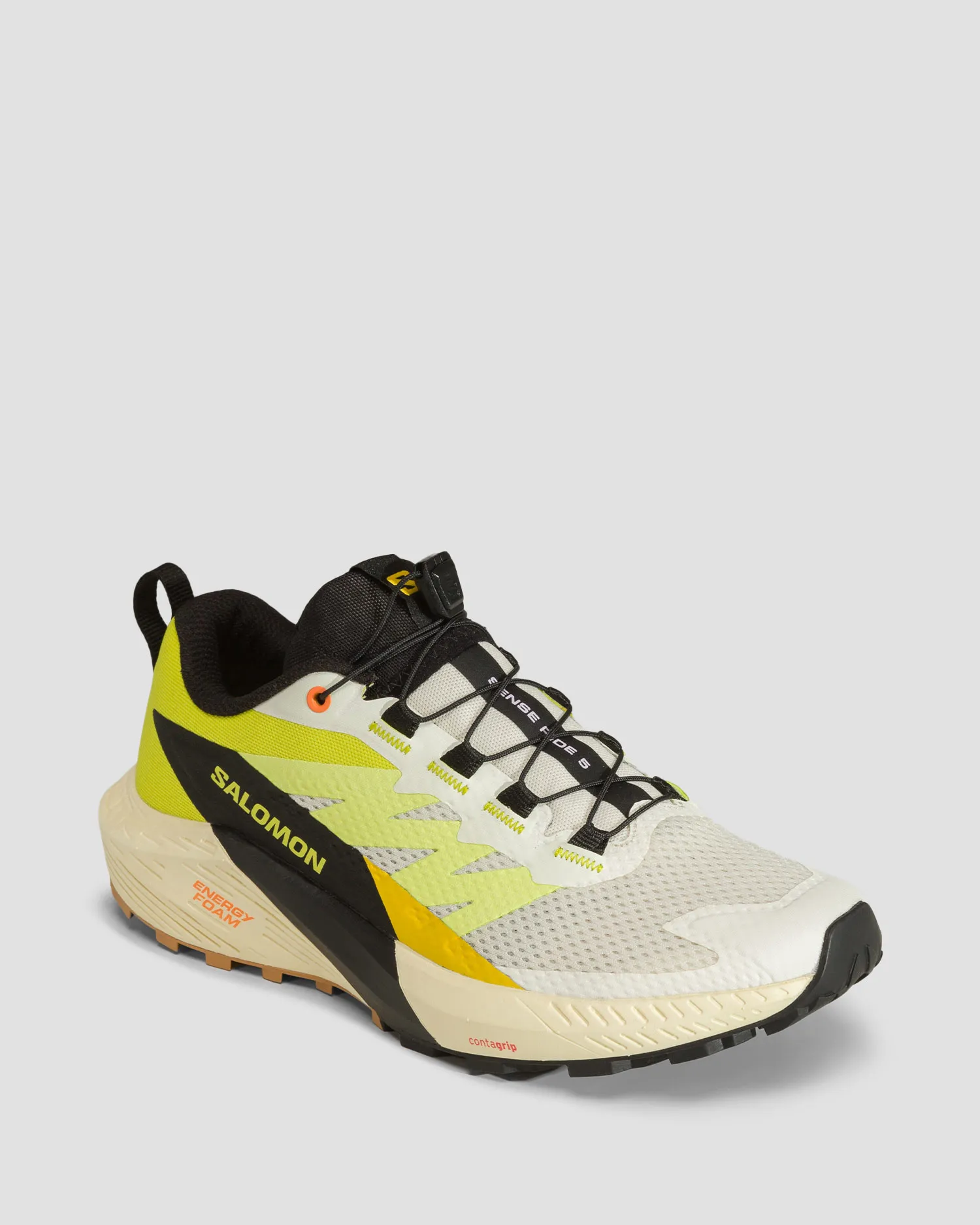 Scarpe da trail da donna Salomon Sense Ride 5 L47458800-vanila-sulphr-black