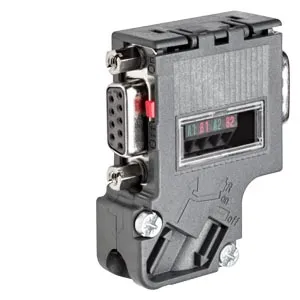 Simatic DP, connettore per profibus fino a 12 Mbit/s con uscita cavo inclinata, 15,8x 54x 39,5 mm (LxAxP) - SIEMENS 6ES79720BB42