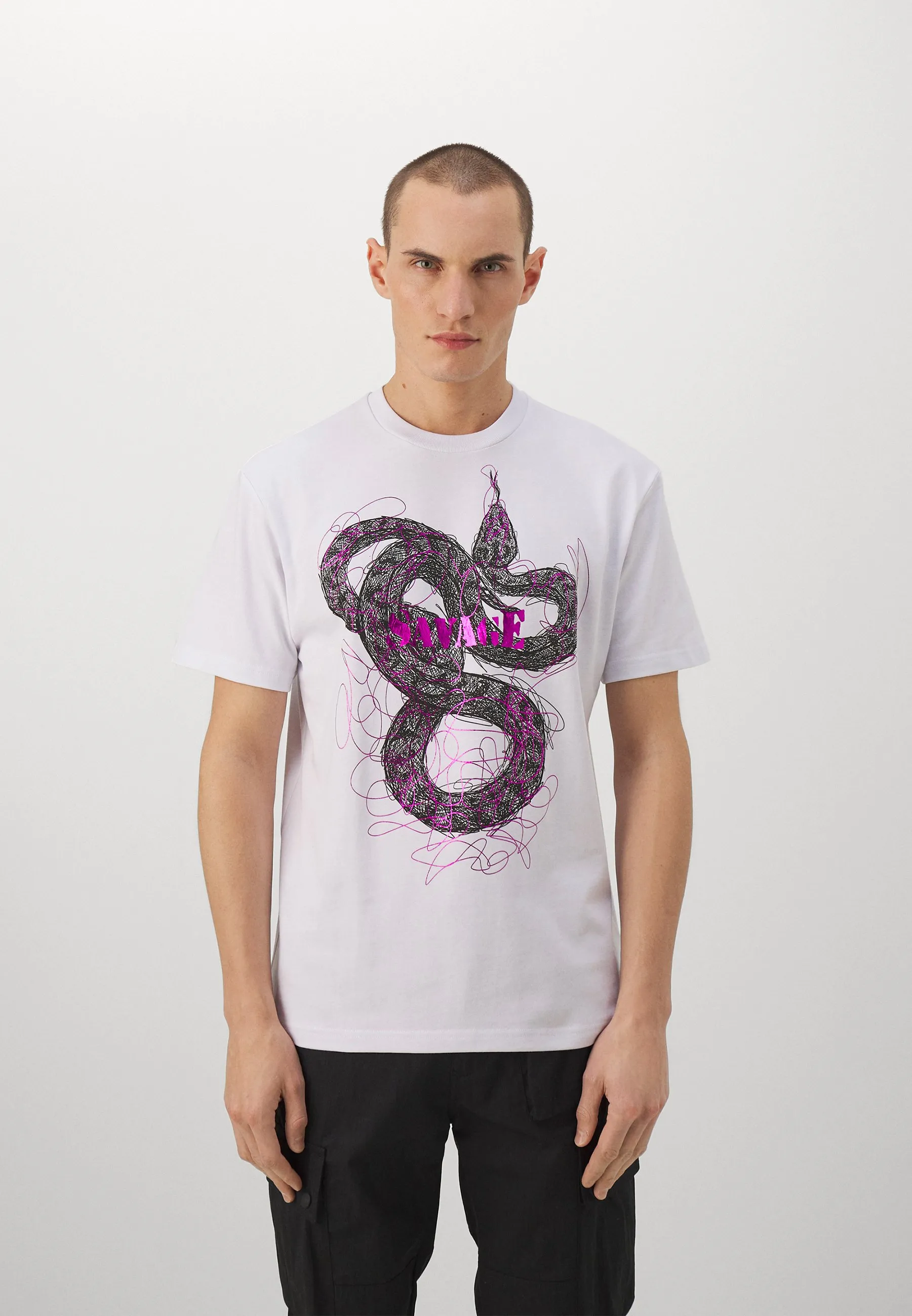 SNAKE - T-shirt con stampa