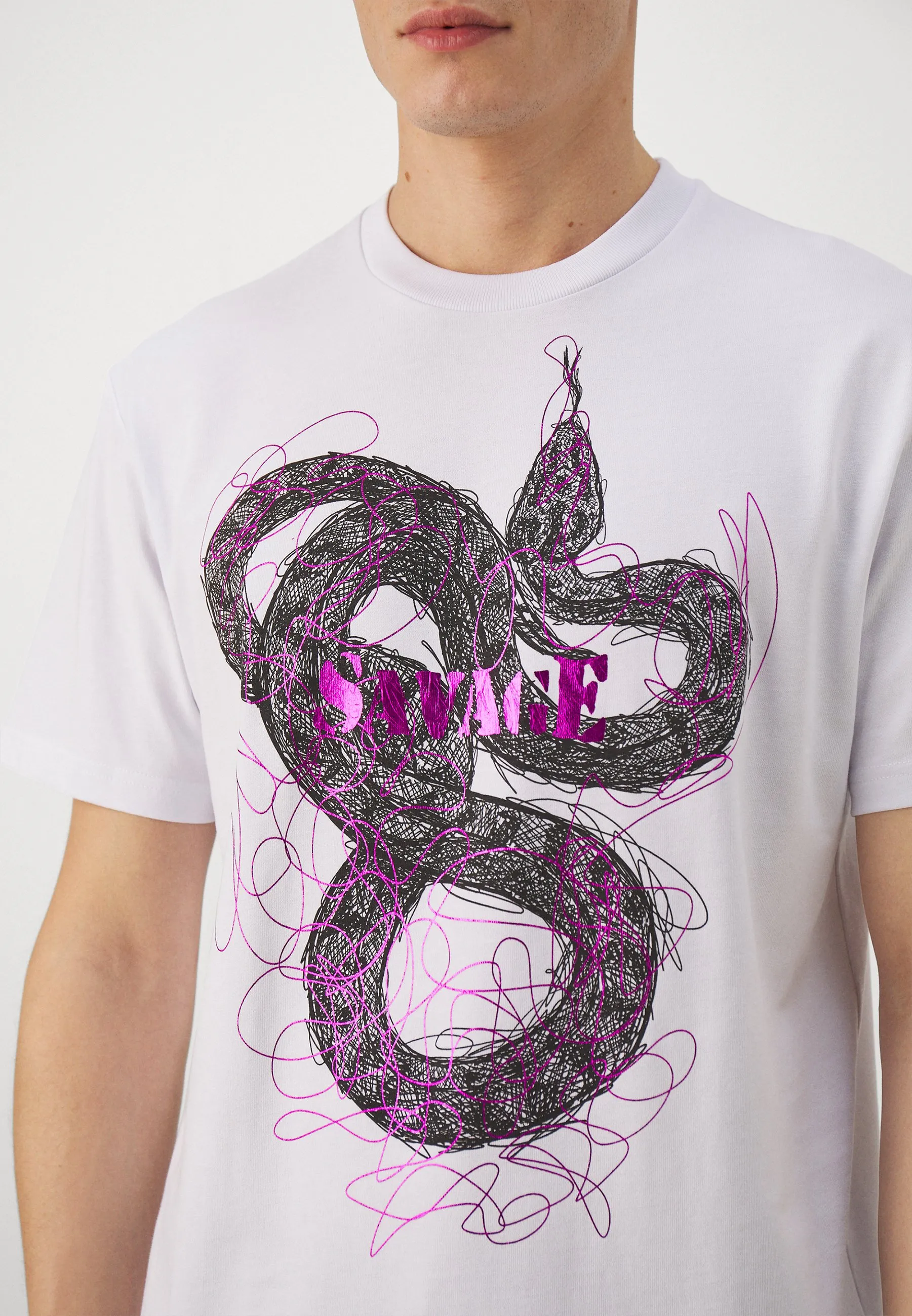 SNAKE - T-shirt con stampa