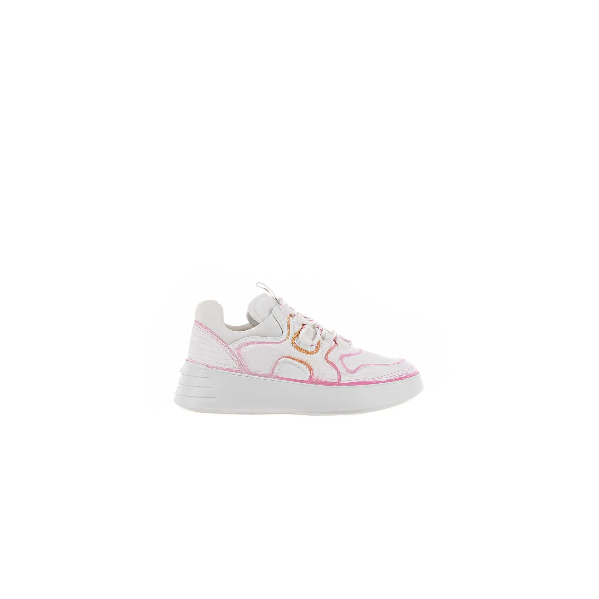 Sneaker rebel in pelle