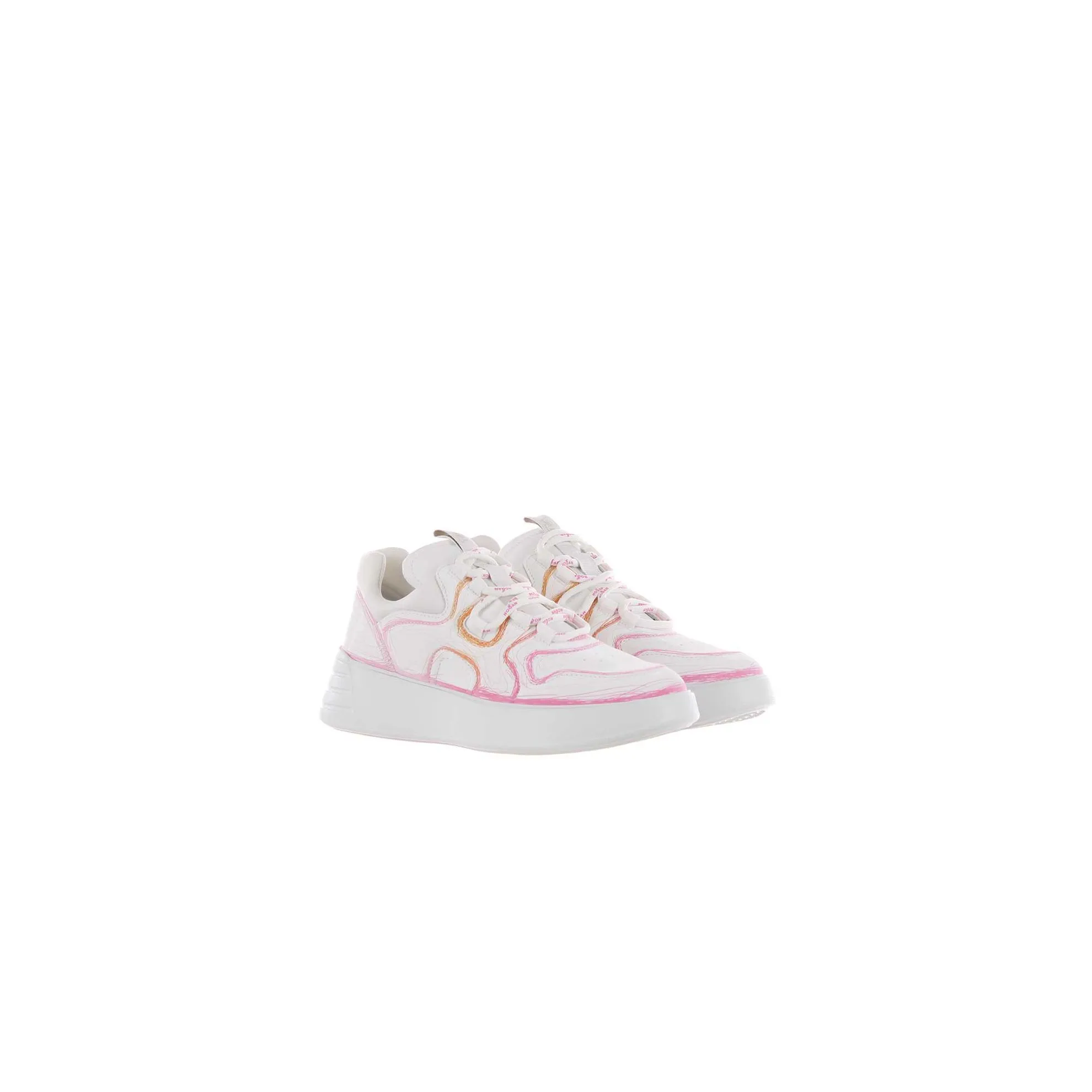 Sneaker rebel in pelle
