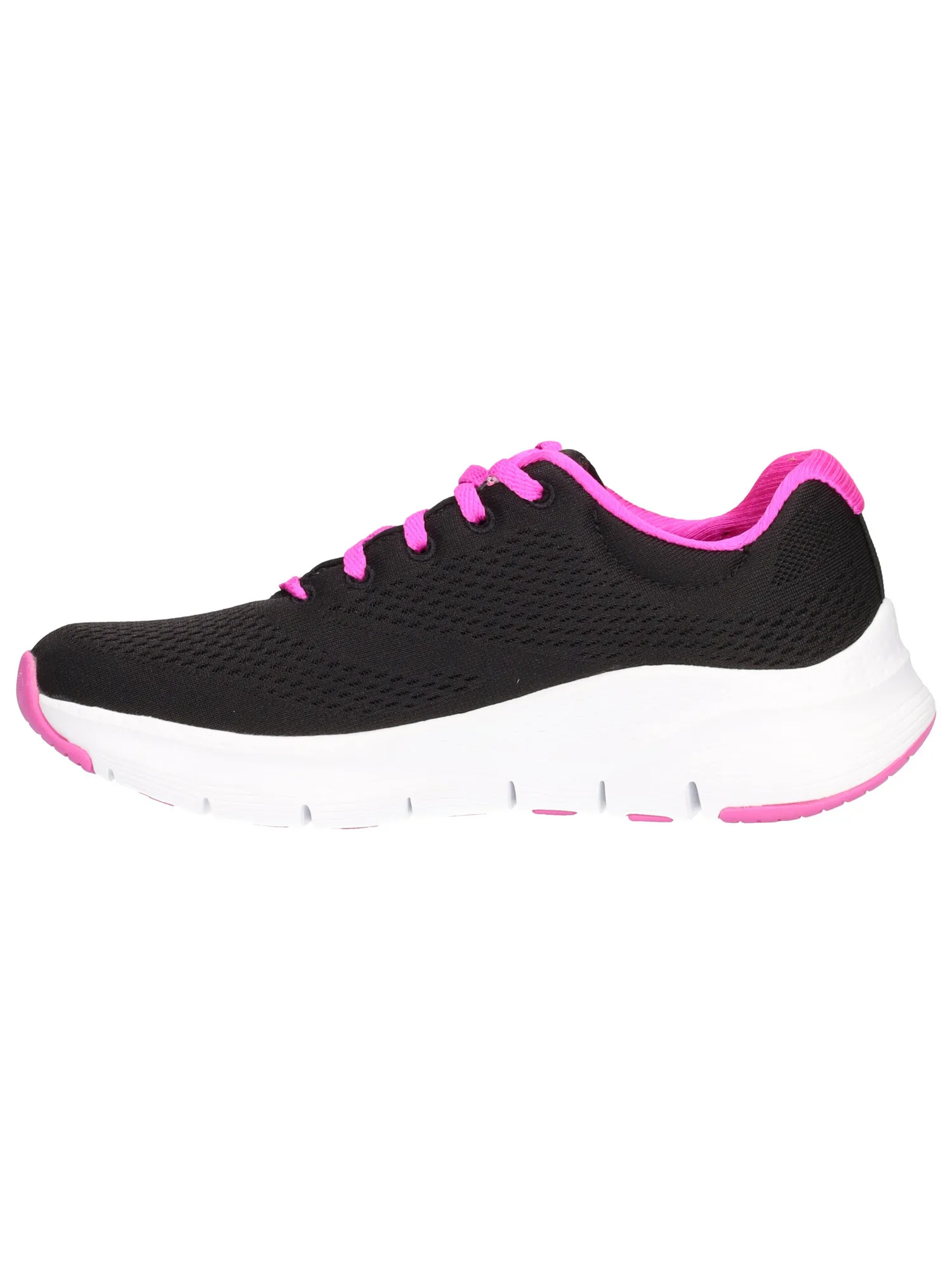 Sneaker Skechers ArchFit da donna nera