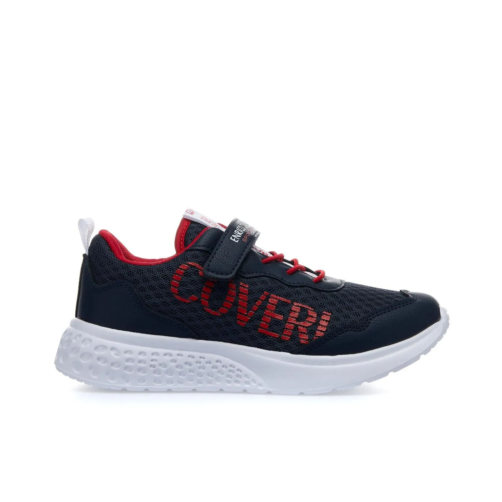 Sneakers blu bicolor in tessuto