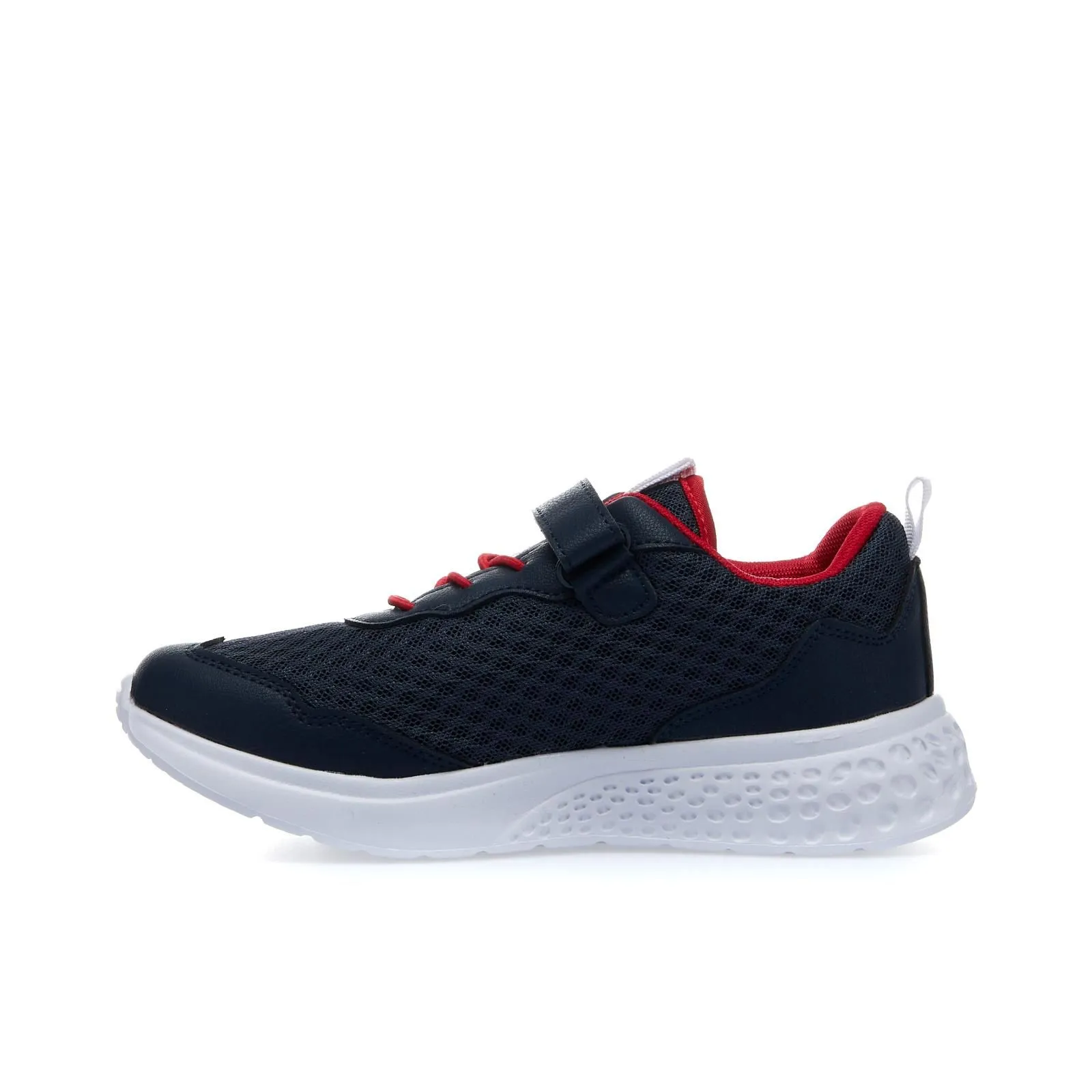 Sneakers blu bicolor in tessuto