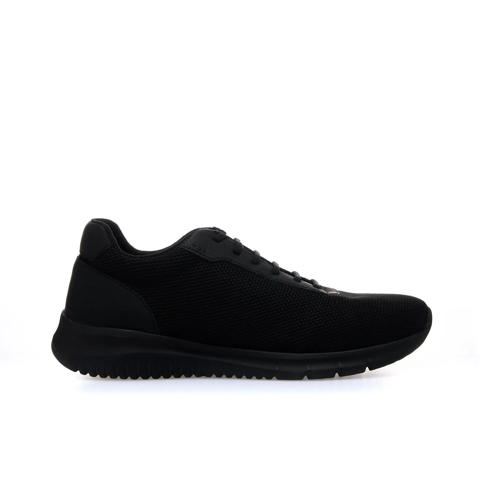 Sneakers nere in tessuto