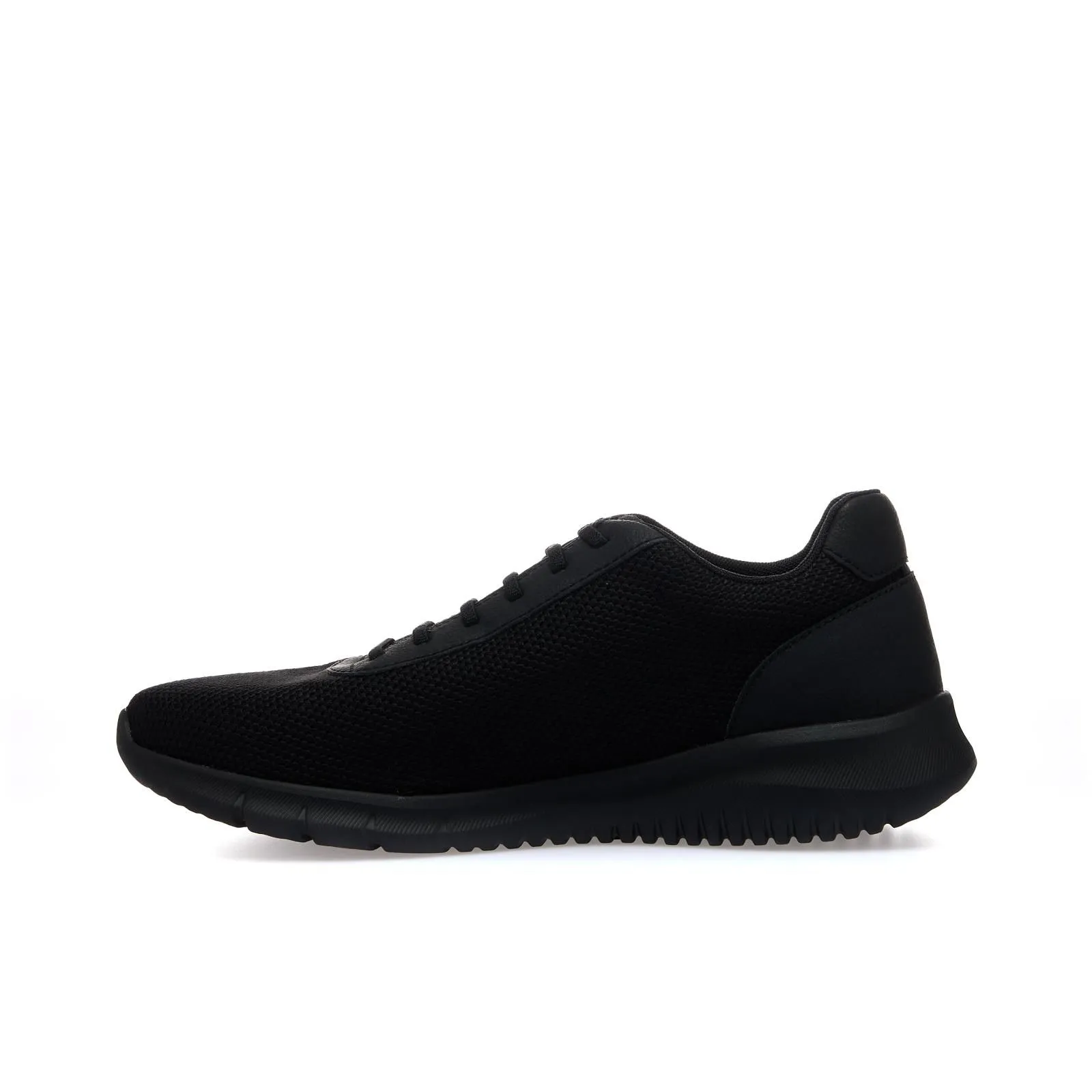 Sneakers nere in tessuto