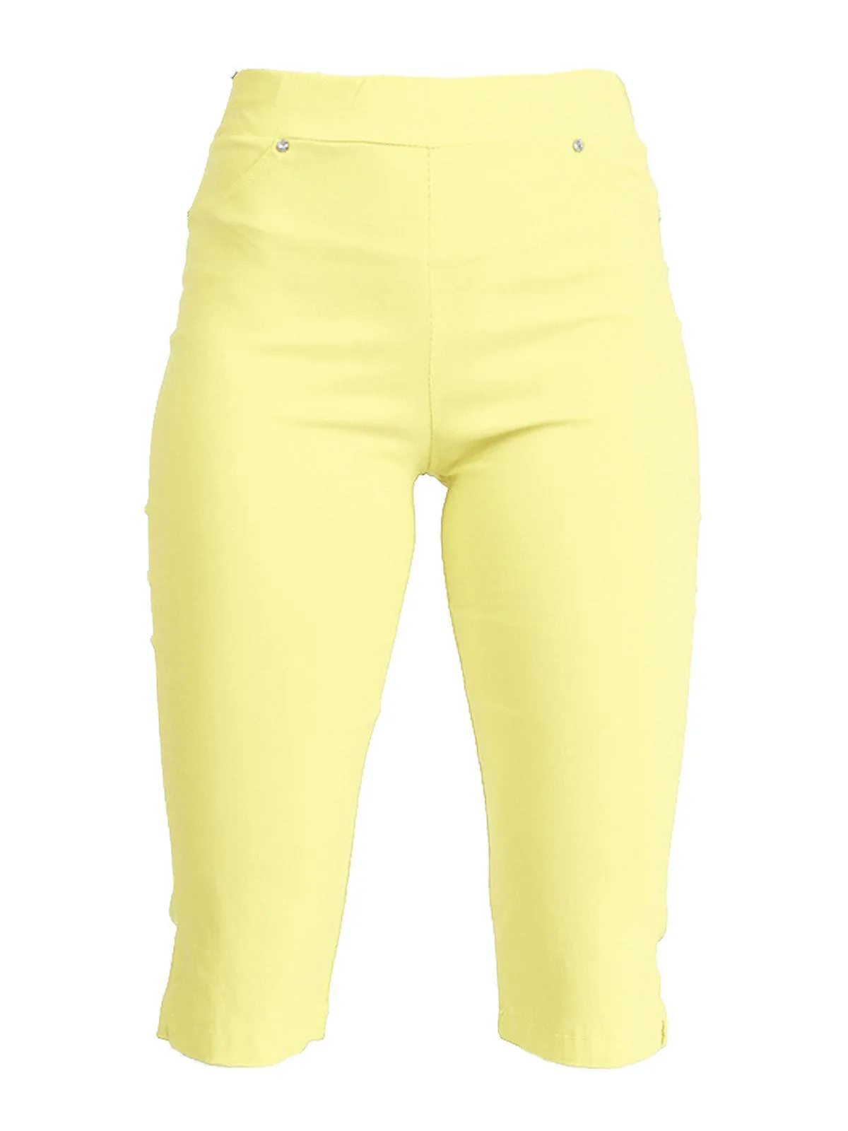 Solada Pantalon capri extensible pour femme