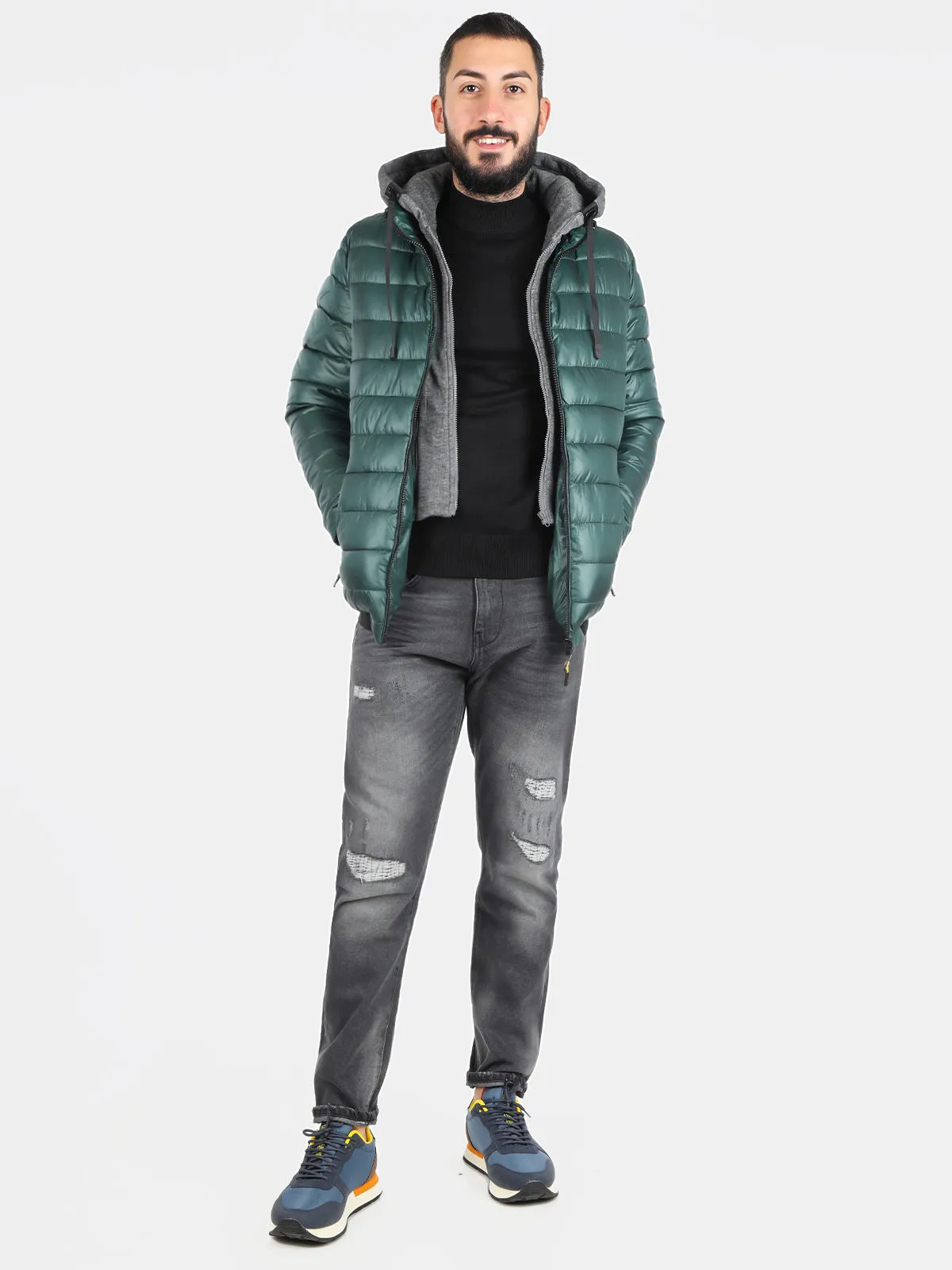 Solada Veste matelassée homme à capuche