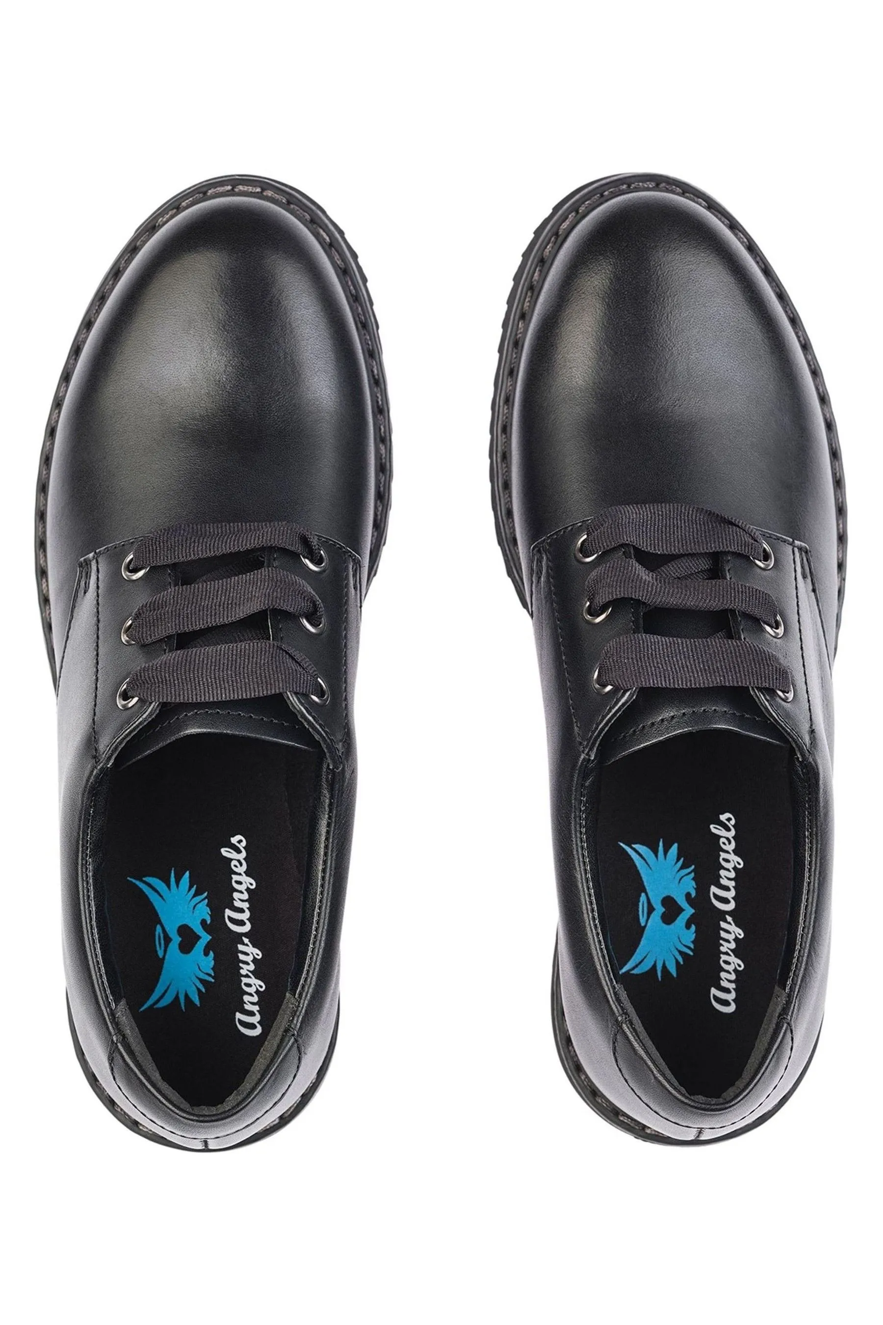 Start-Rite Impact Lace Up Pelle Nero - Scarpe per la scuola    