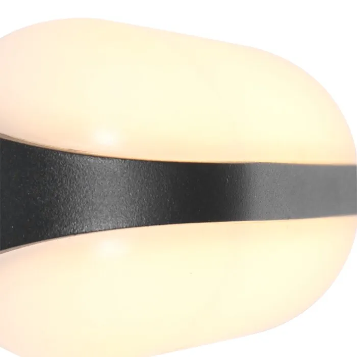 Steinhauer Siargao Applique da esterno LED Nero, 1-Luce