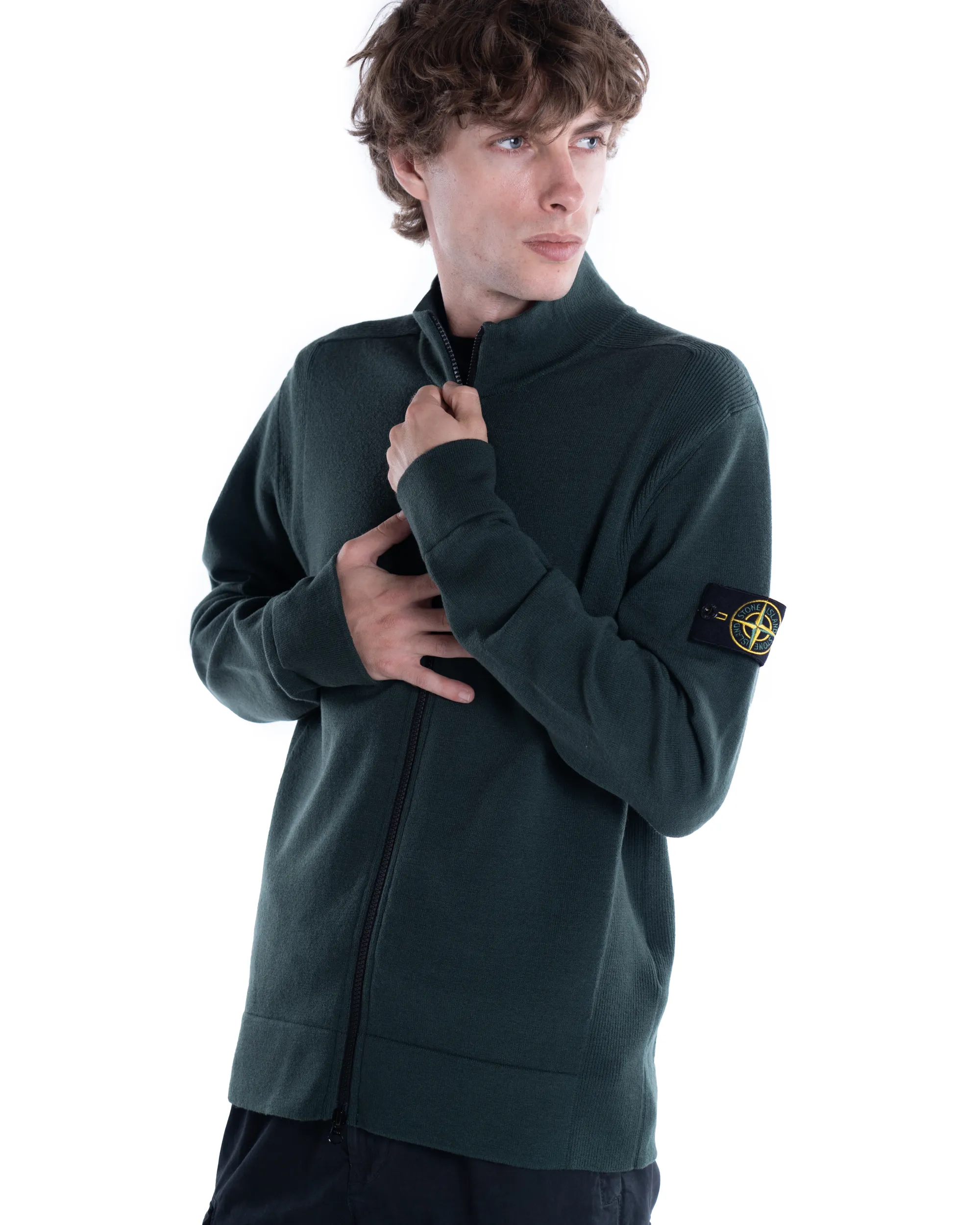 STONE ISLAND FELPA FULL ZIP