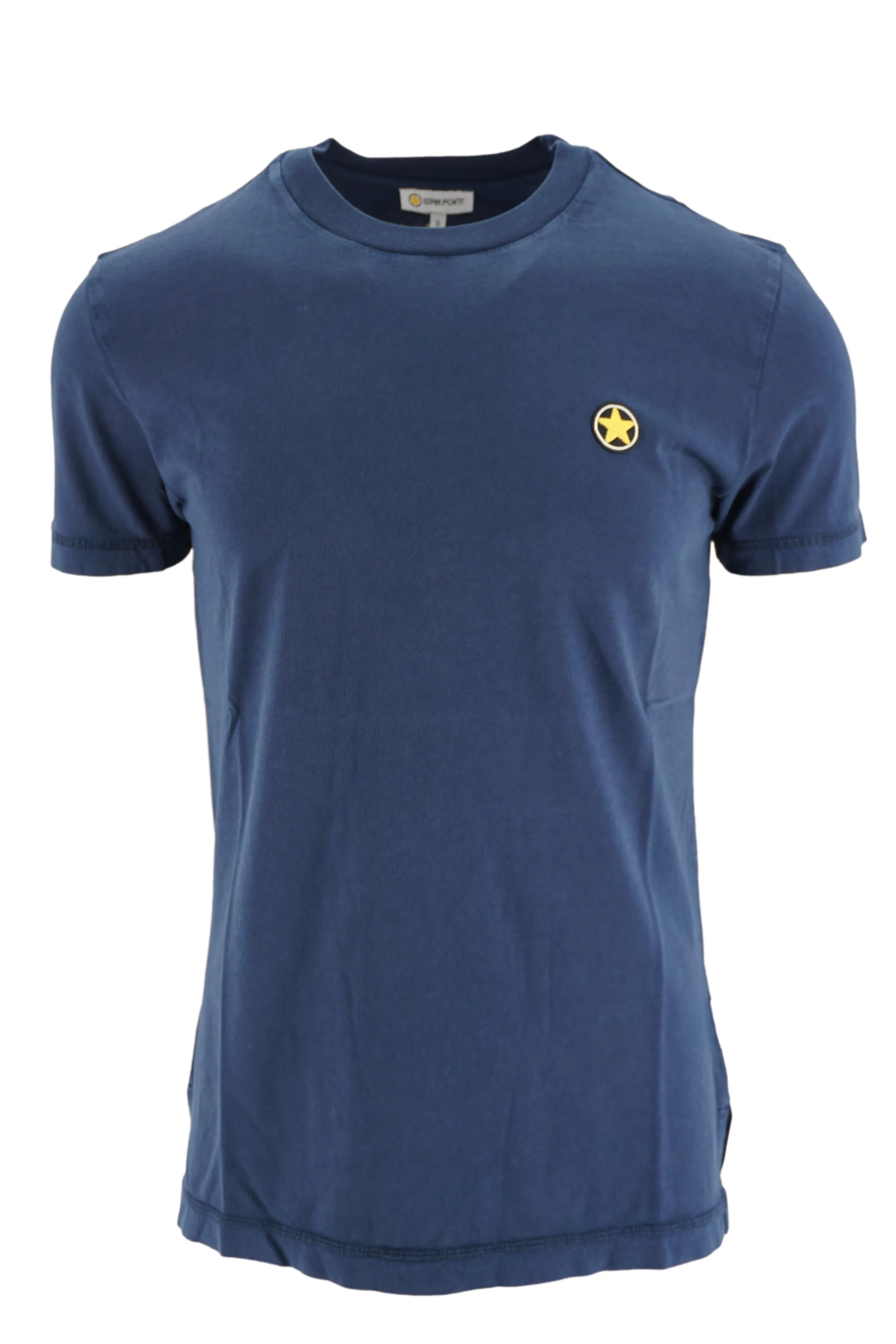 T-Shirt con Logo Star Point / Blu