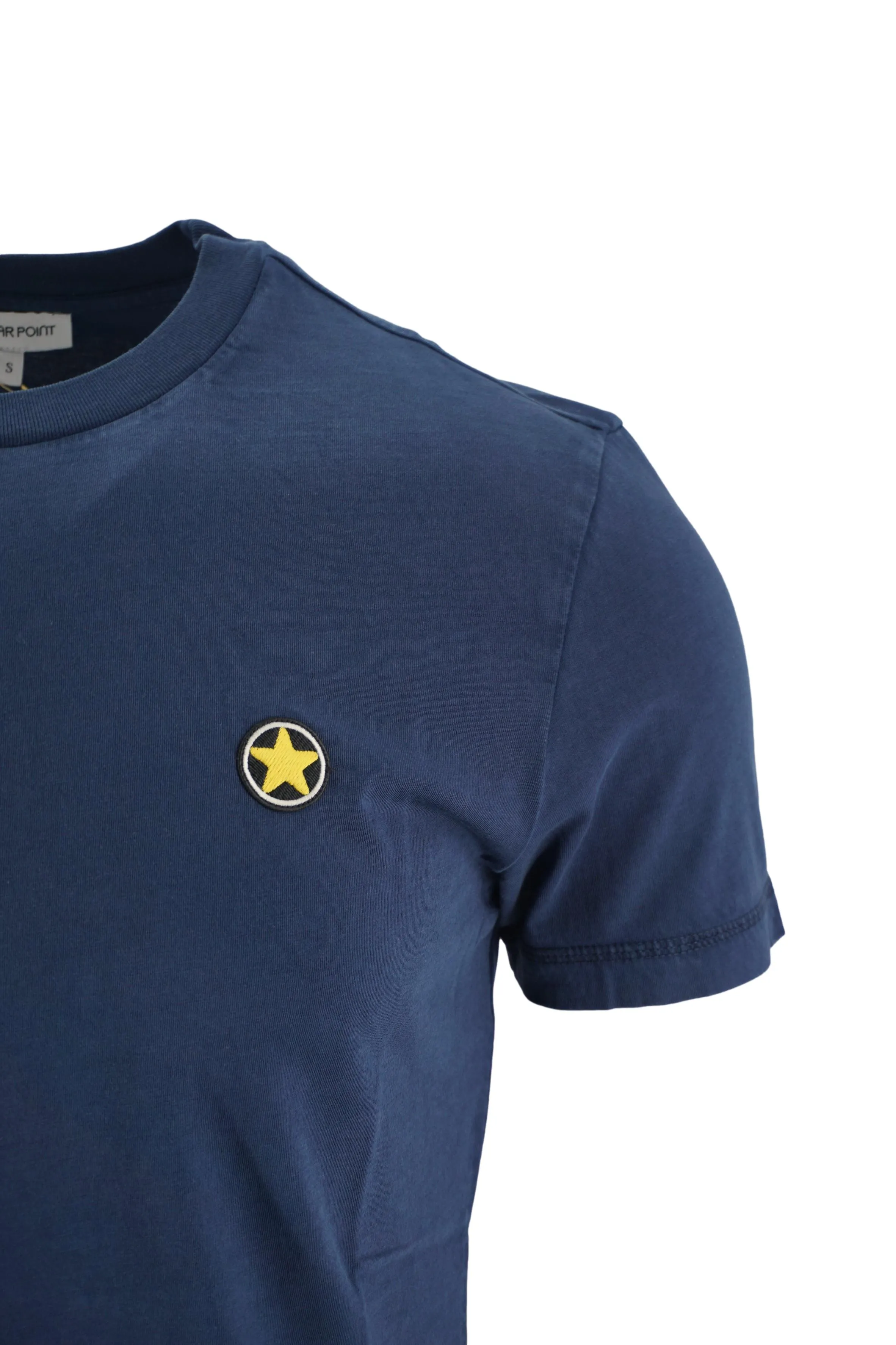 T-Shirt con Logo Star Point / Blu