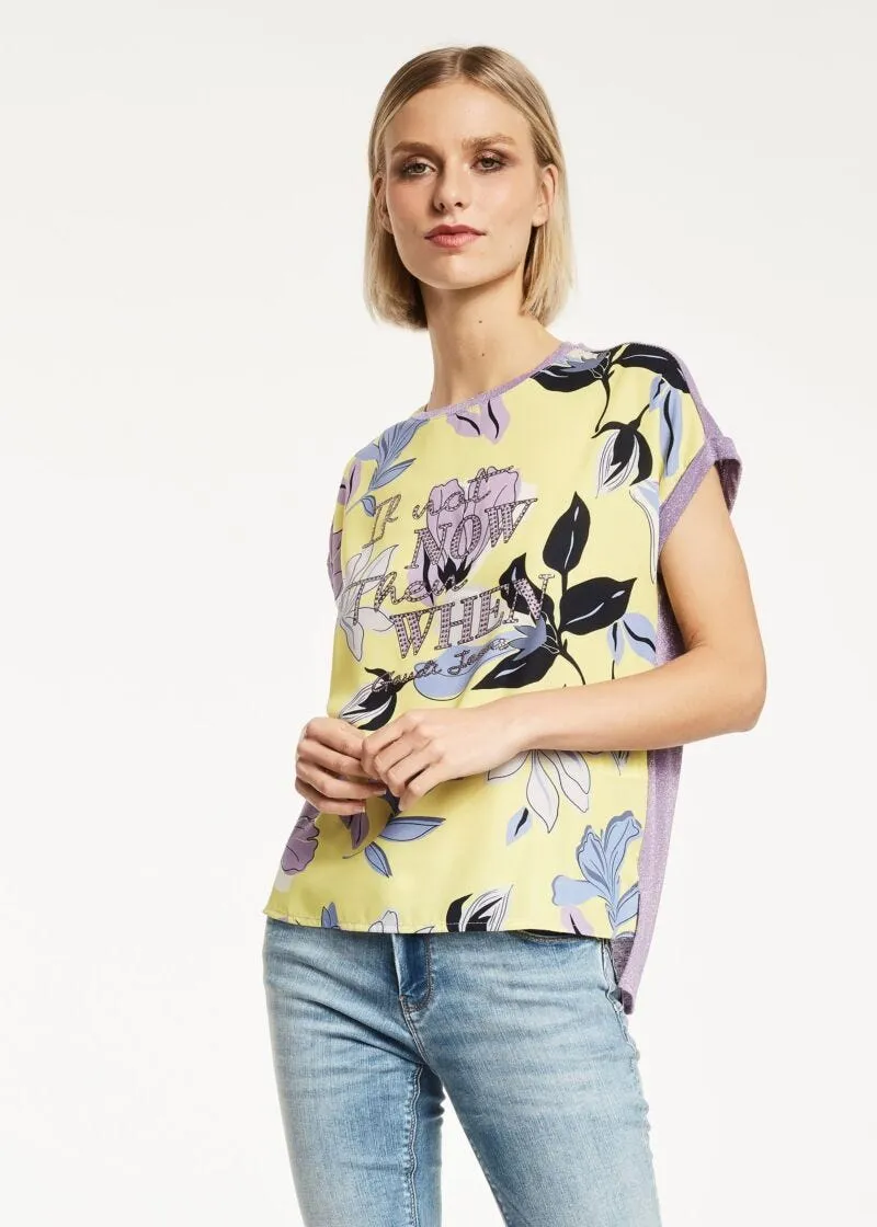 T-shirt floreale
