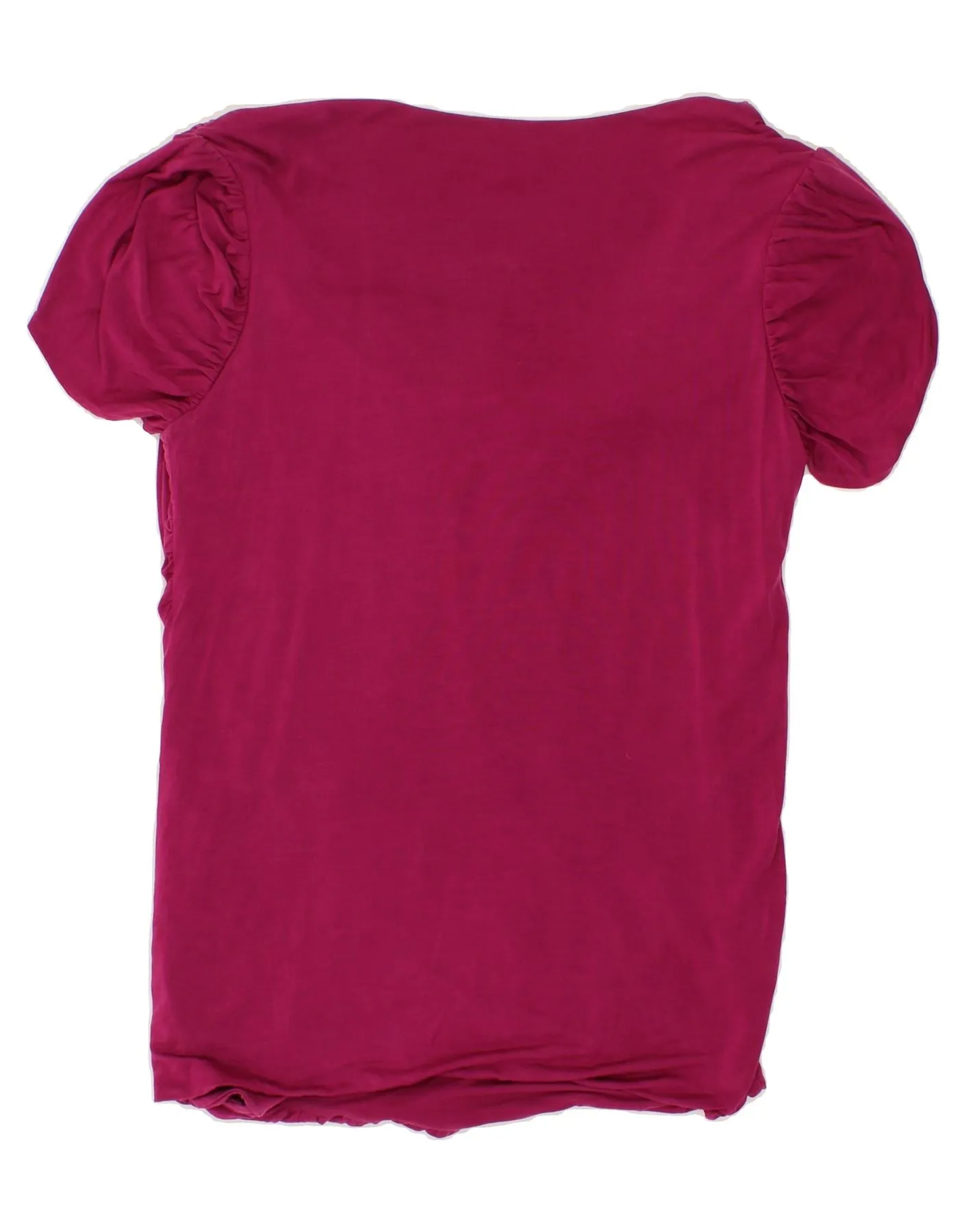 TED BAKER Womens Blouse Top Size 4 Large Pink Lyocell