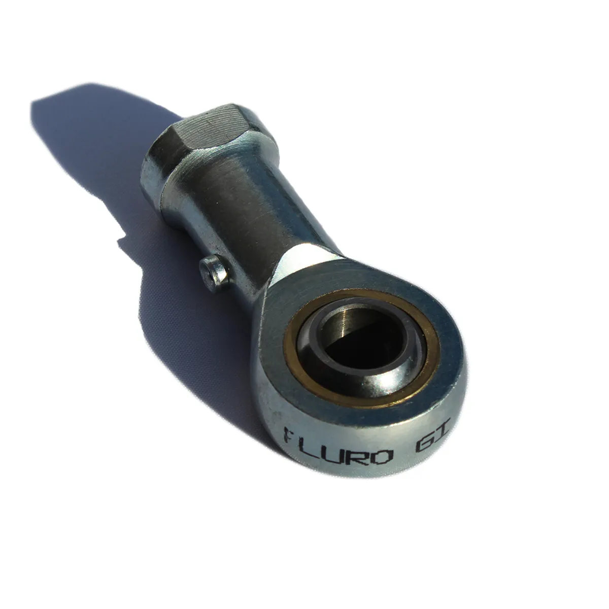 Terminale aste Fluro, lunghezza 85mm, foro da 16mm, filettatura M16 x 1.5 Femmina, carico dinamico 16kN, statico 37kN,