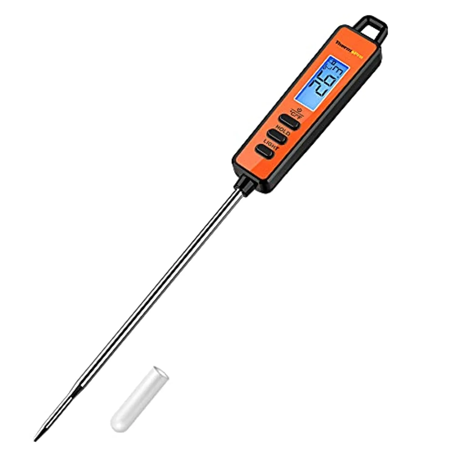 ThermoPro TP01S Termometro da Cucina Professionale con Lettura Istantanea con Sonda Lunga, Termometro Carne Digitale per Aliment