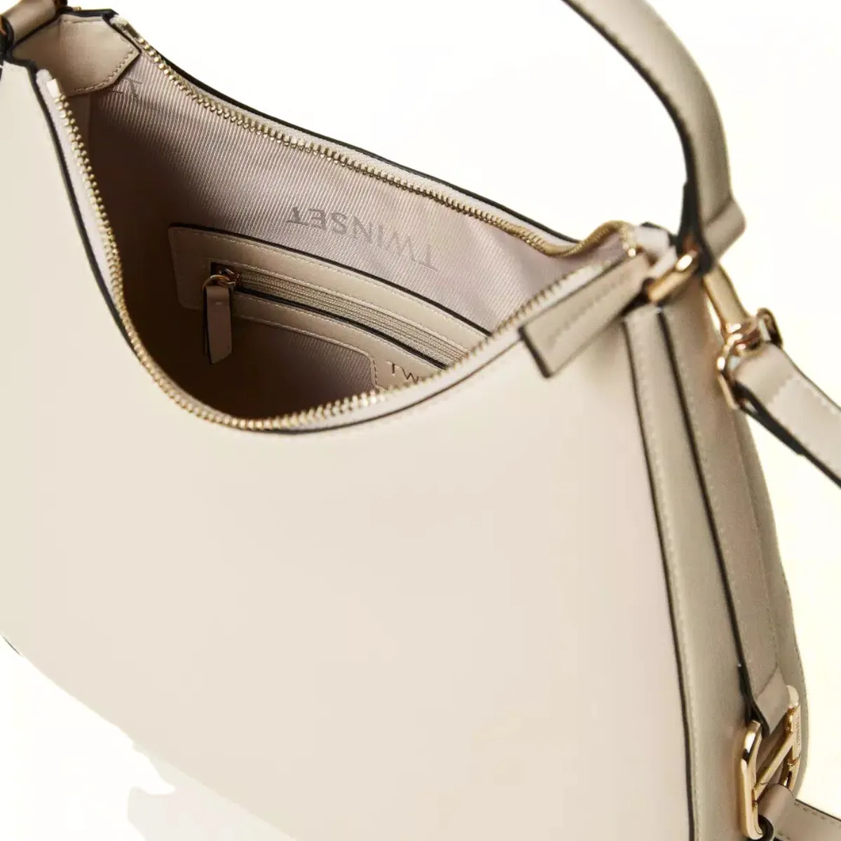 TWINSET BORSA HOBO TB7232 A SPALLA BIANCO  