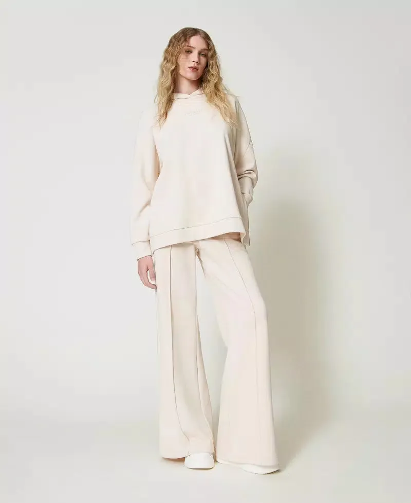 Twinset Milano Pantaloni a palazzo in felpa