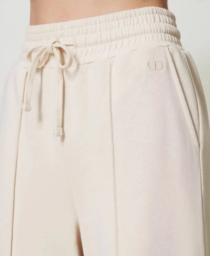 Twinset Milano Pantaloni a palazzo in felpa