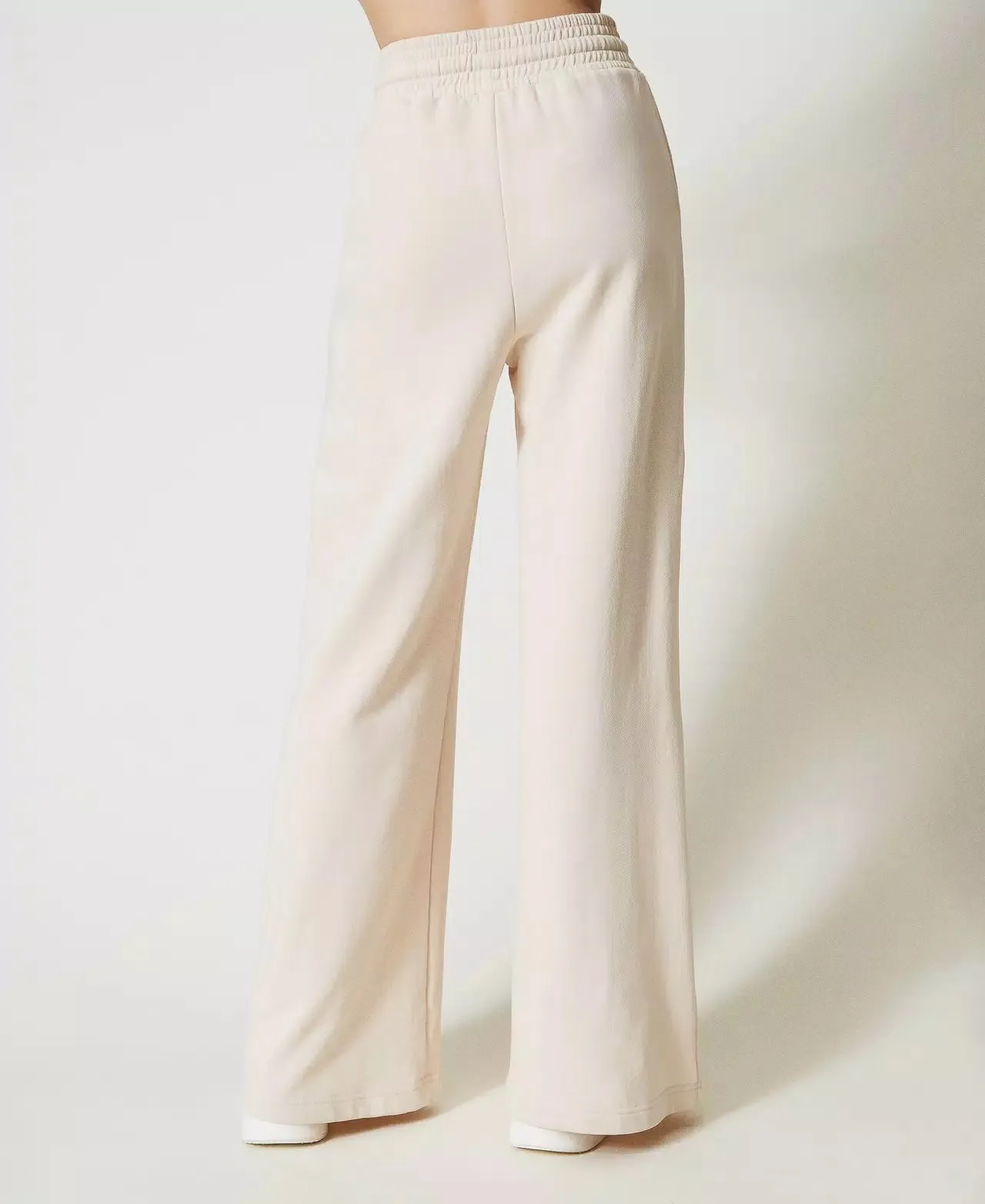 Twinset Milano Pantaloni a palazzo in felpa