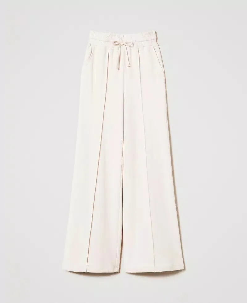 Twinset Milano Pantaloni a palazzo in felpa