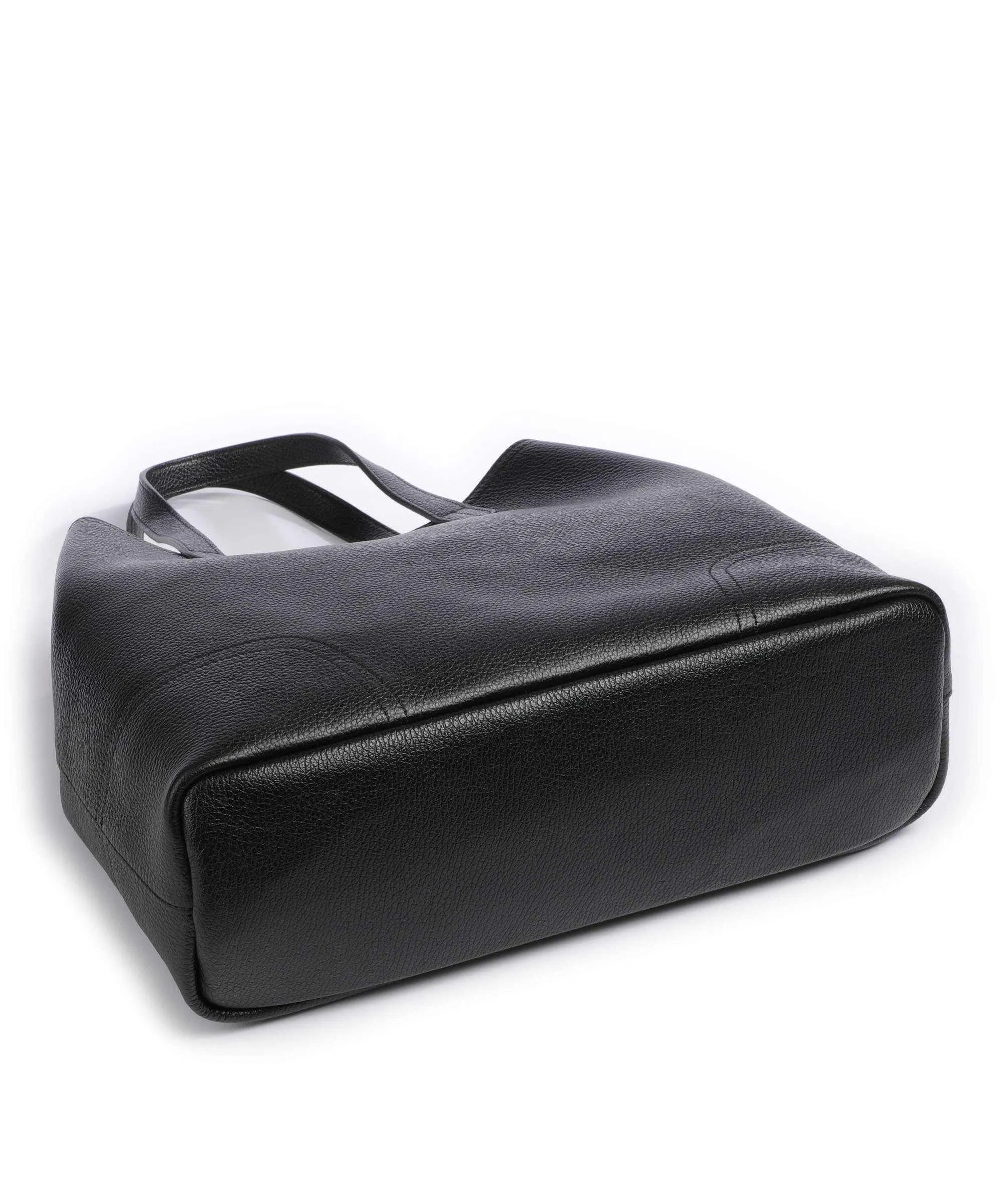  Twinset New York Leather Borsa shopper pelle granulata nero  