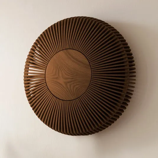 UMAGE Clava up applique Ø 35 cm legno scuro
