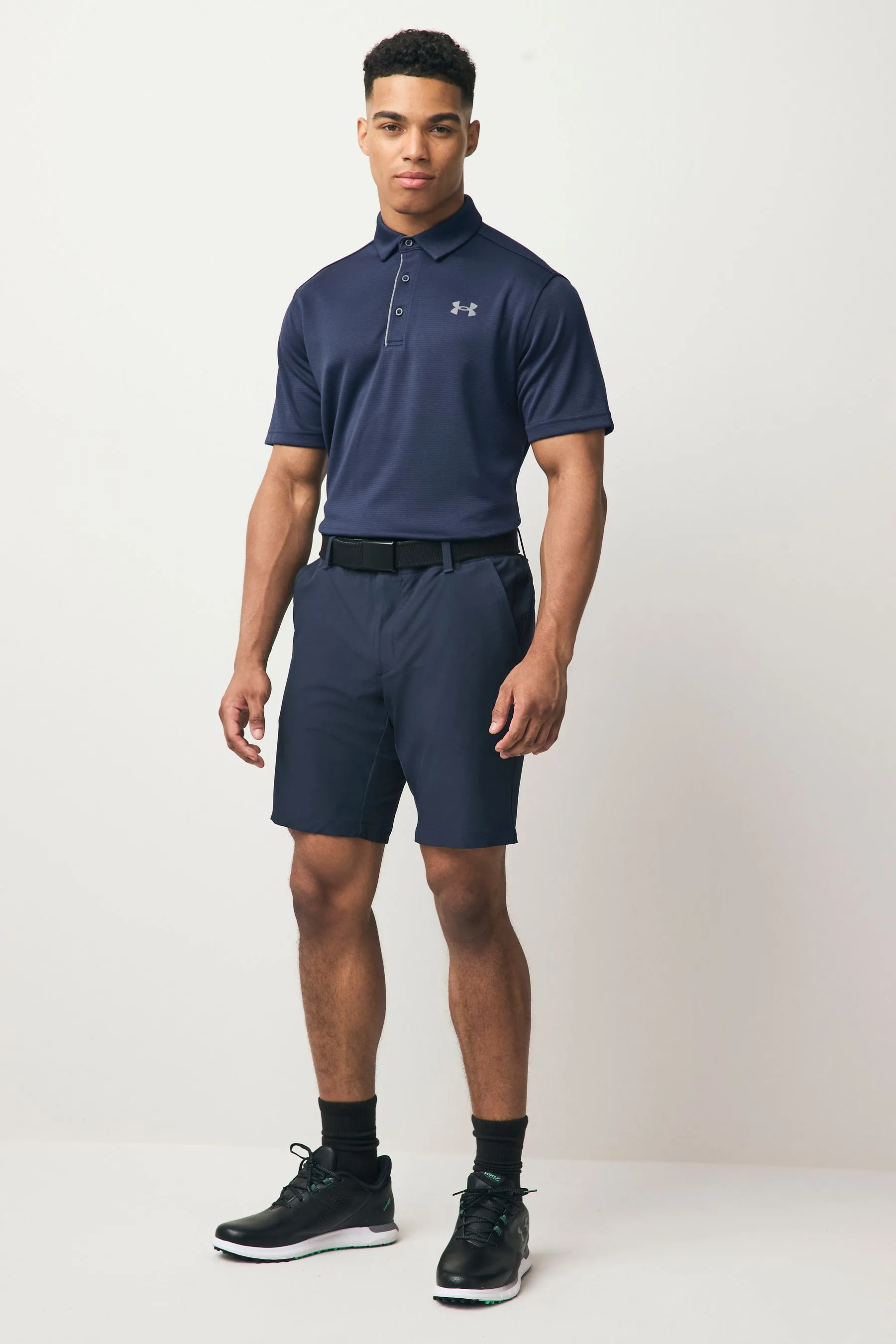Under Armour - Polo tecnica blu navy/da golf
