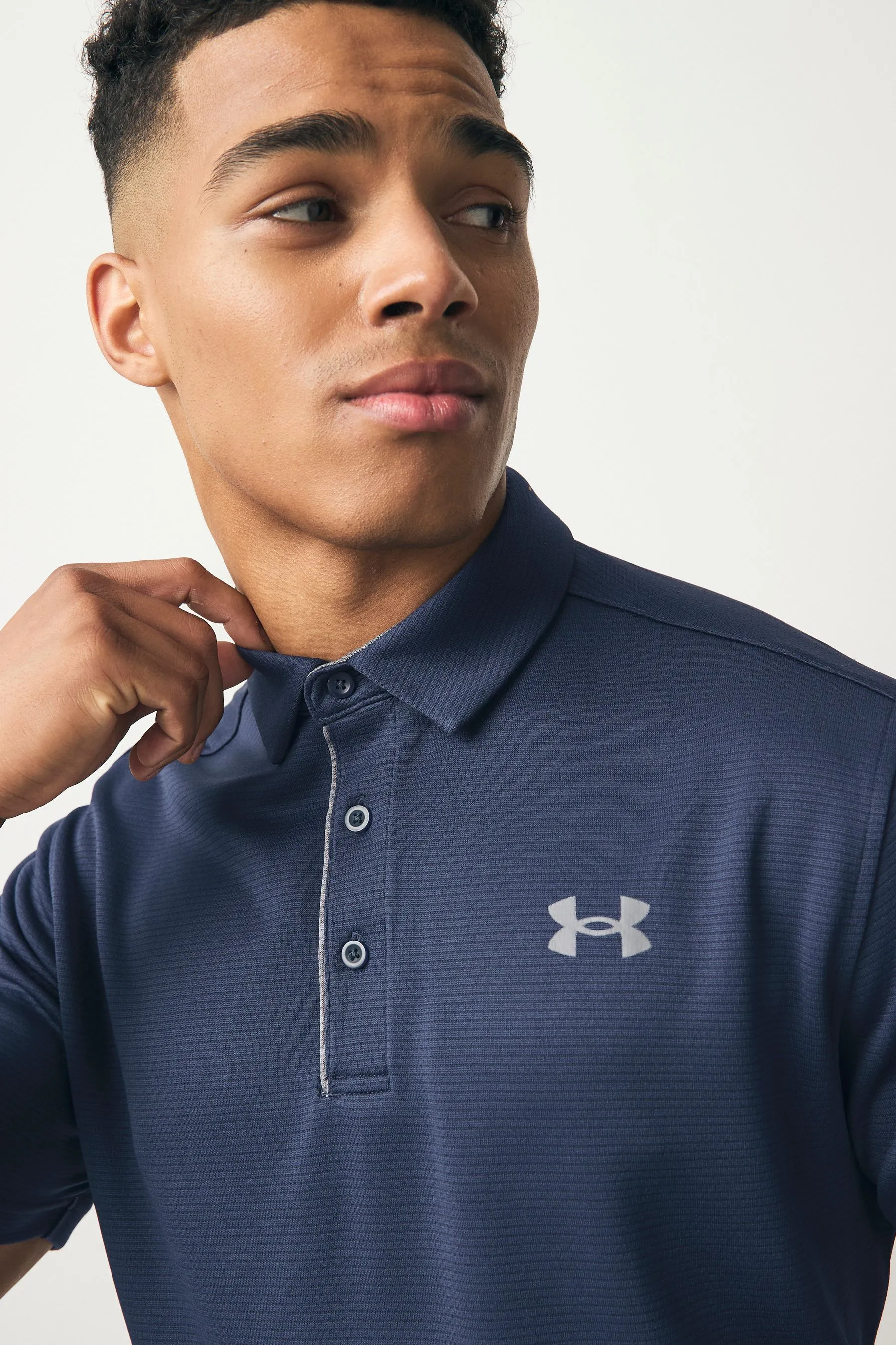 Under Armour - Polo tecnica blu navy/da golf
