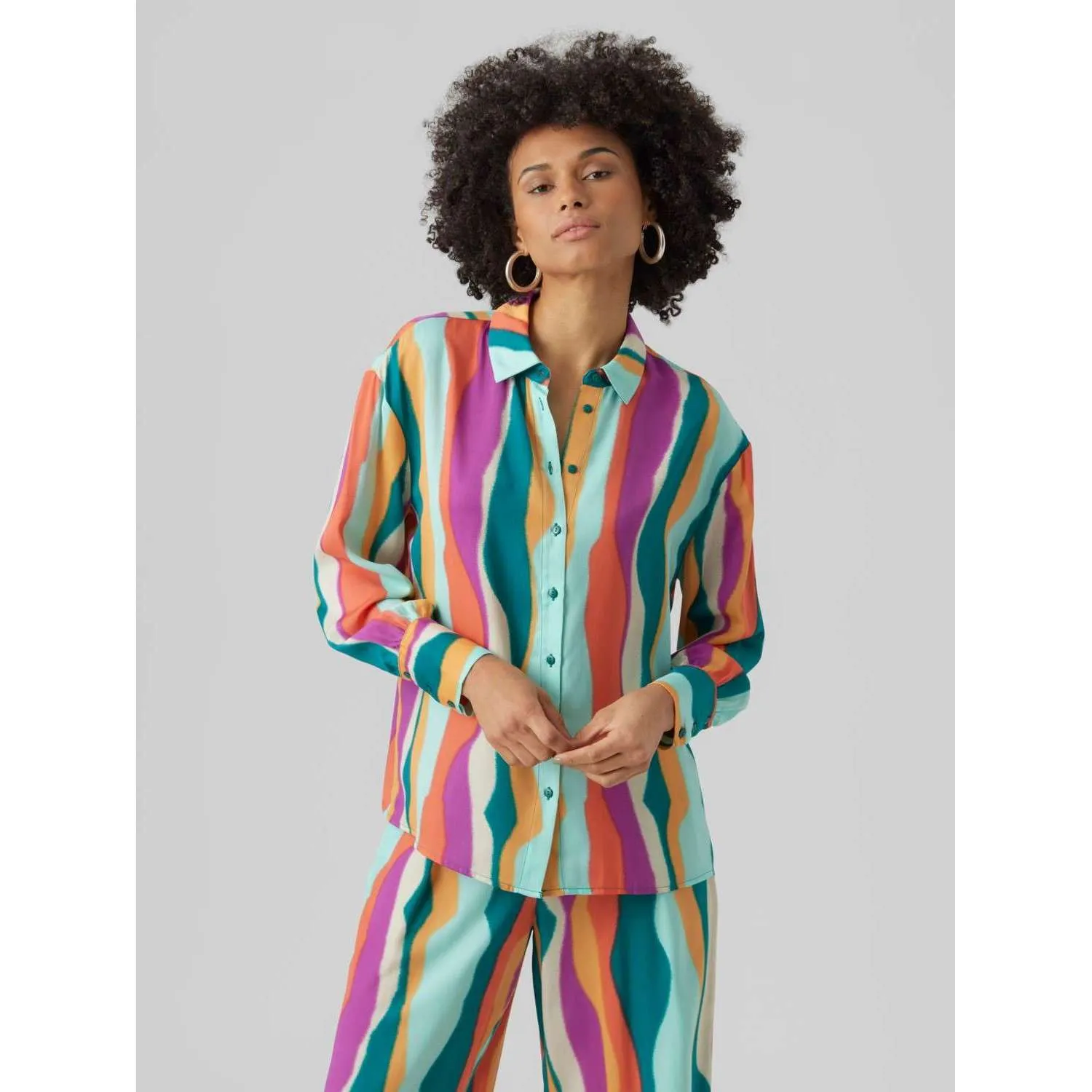 Vero Moda Donna Camicia Tanya Smeraldo 10287318