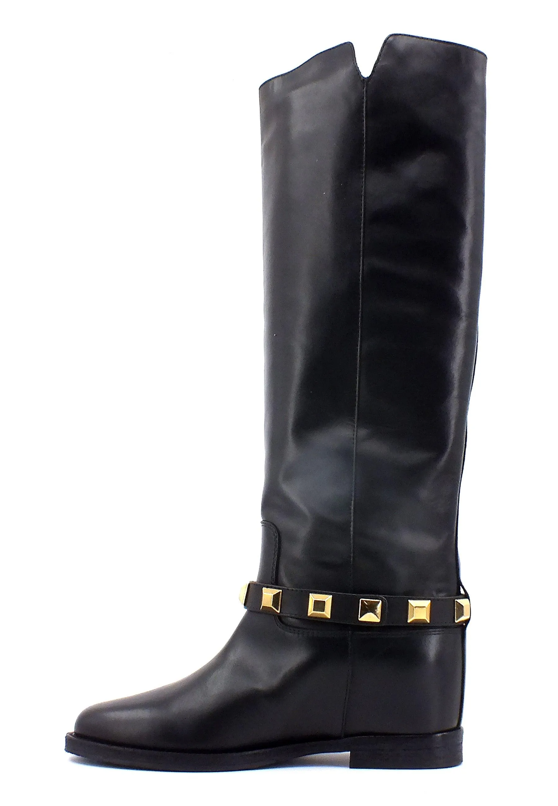VIA ROMA 15 Santa Monica Stivale Donna Nero 4003