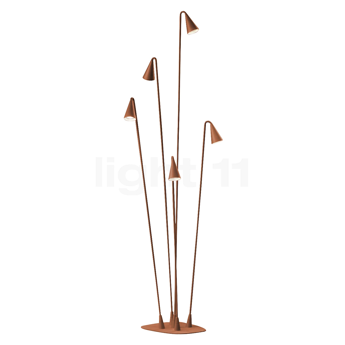 Vibia Brisa Lampada da terra LED 5 fuochi