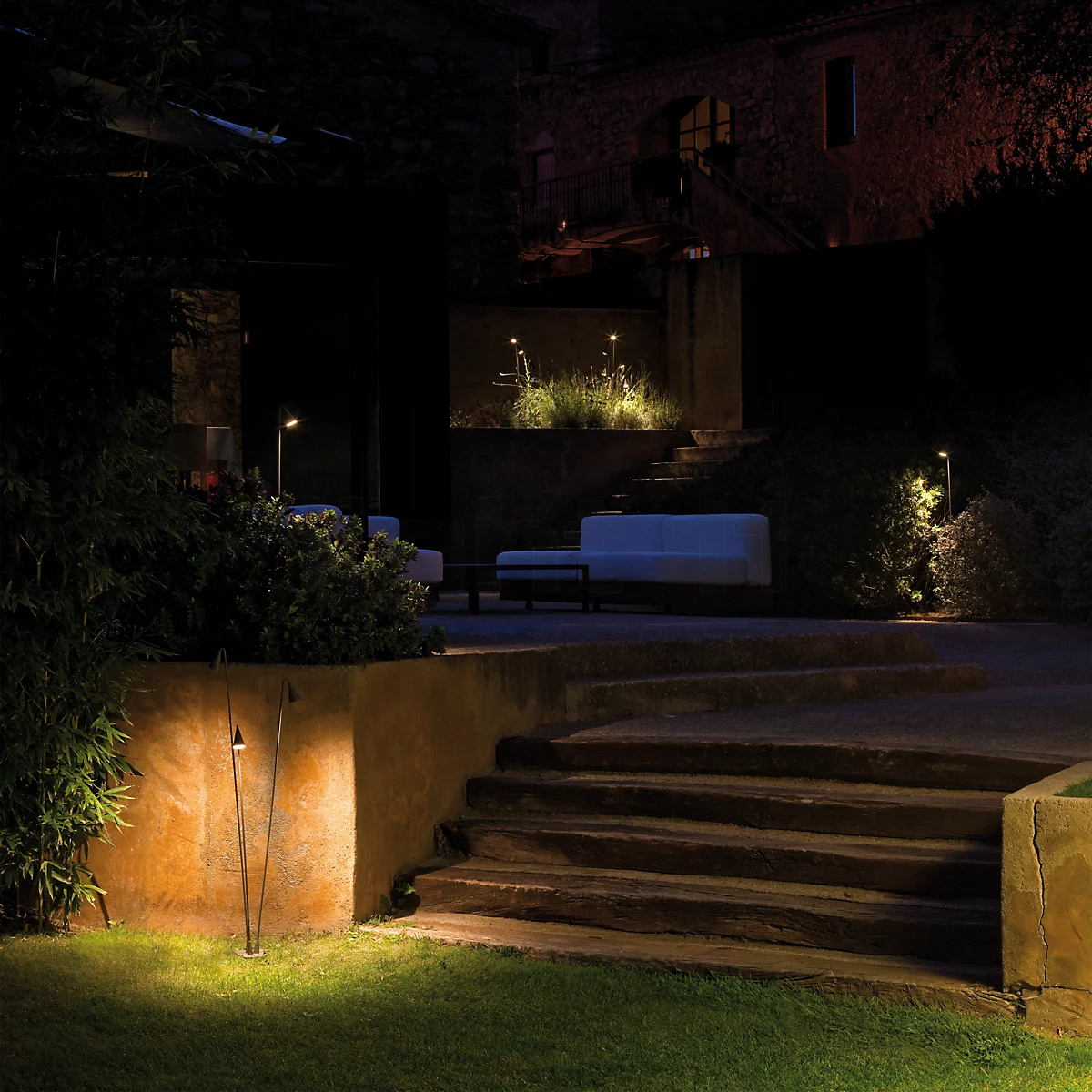 Vibia Brisa Lampada da terra LED 5 fuochi