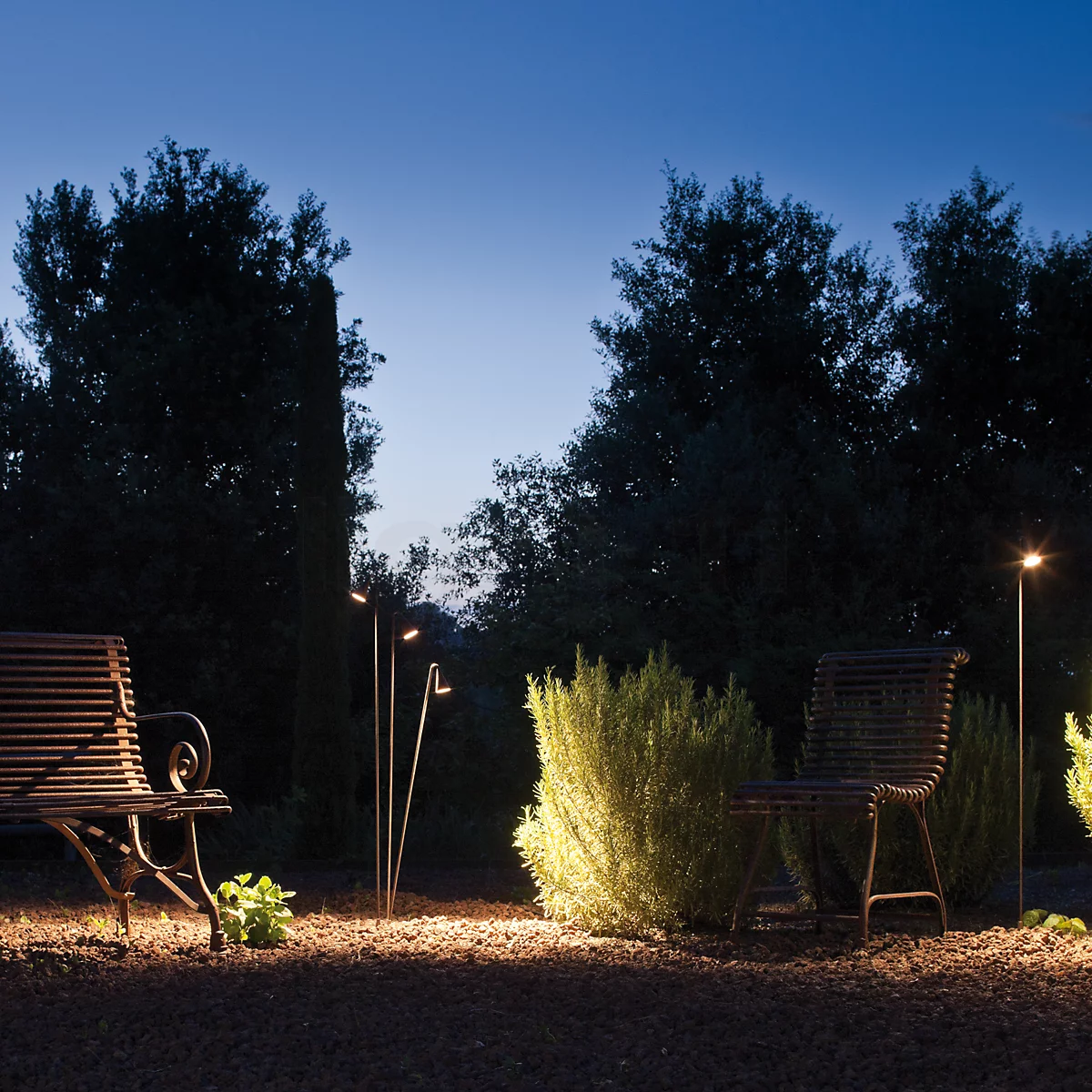 Vibia Brisa Lampada da terra LED 5 fuochi