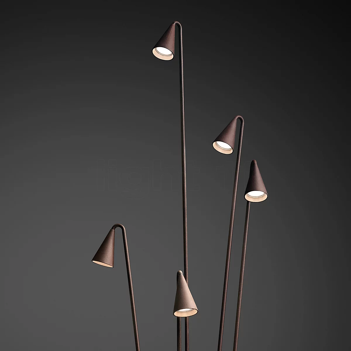 Vibia Brisa Lampada da terra LED 5 fuochi