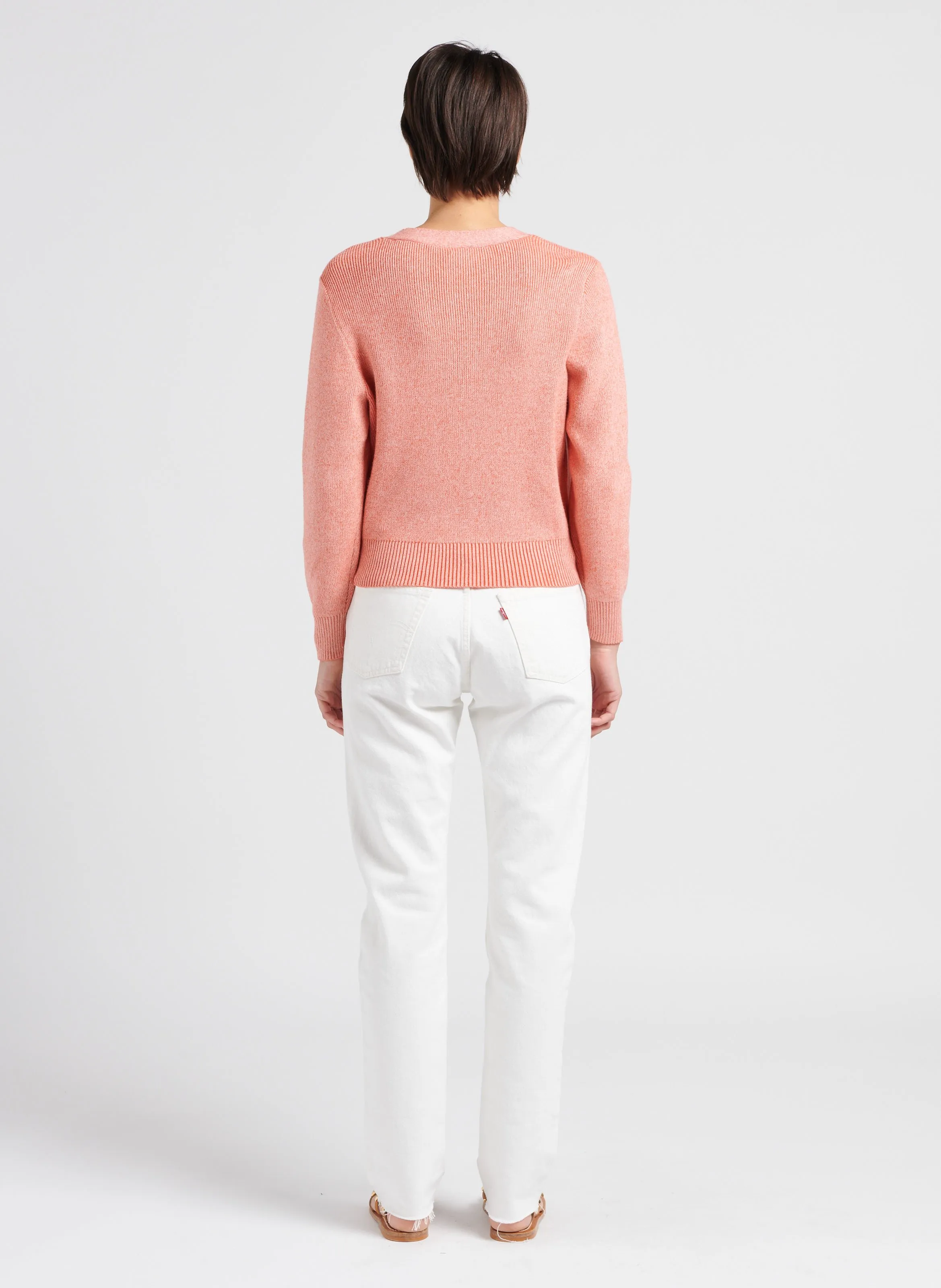  VILA   Cardigan scollo a V in misto viscosa | Rosa