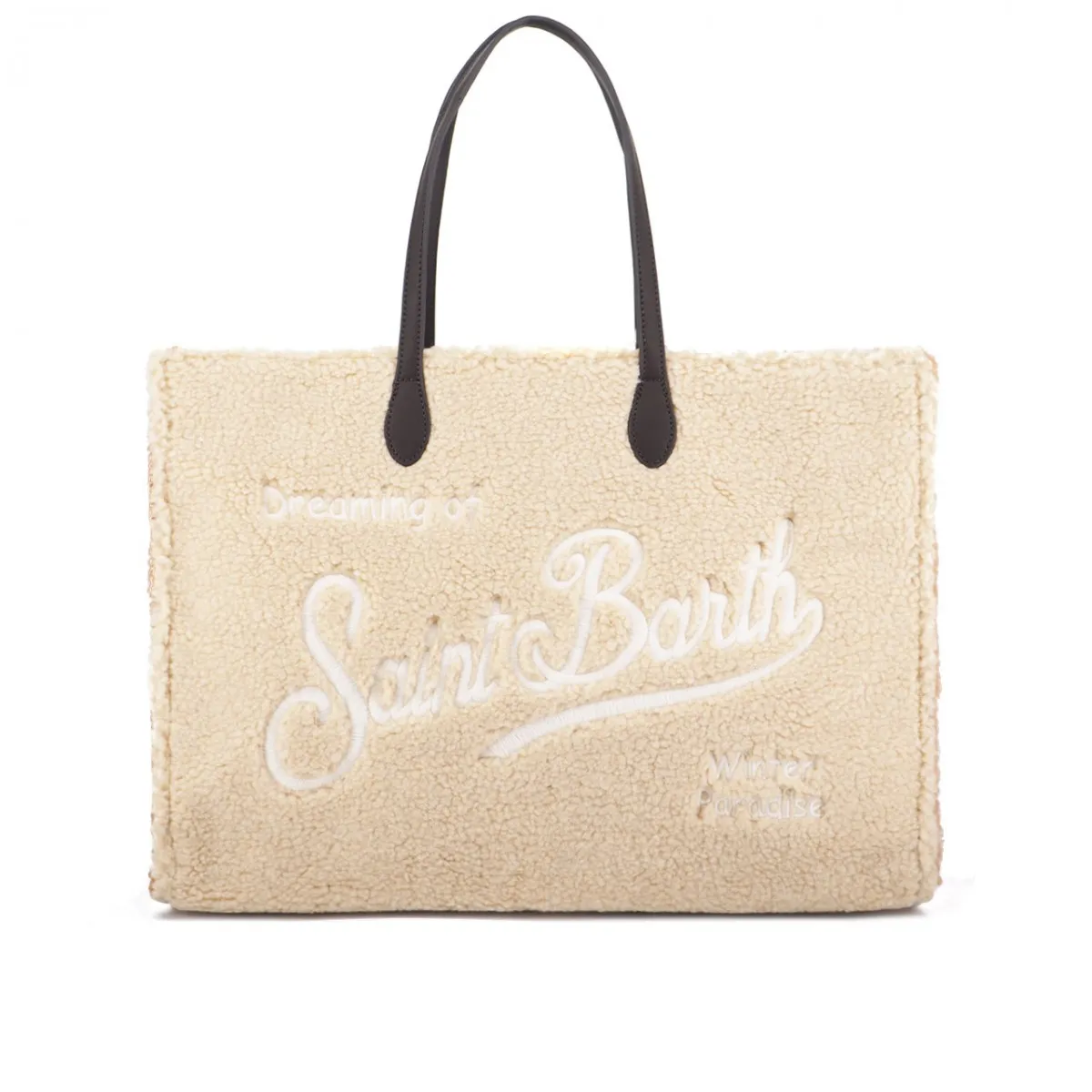 Vivian Borsa In Tessuto Sherpa, Multi
