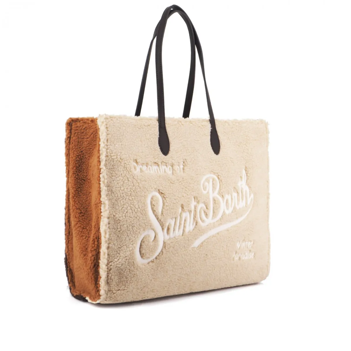 Vivian Borsa In Tessuto Sherpa, Multi