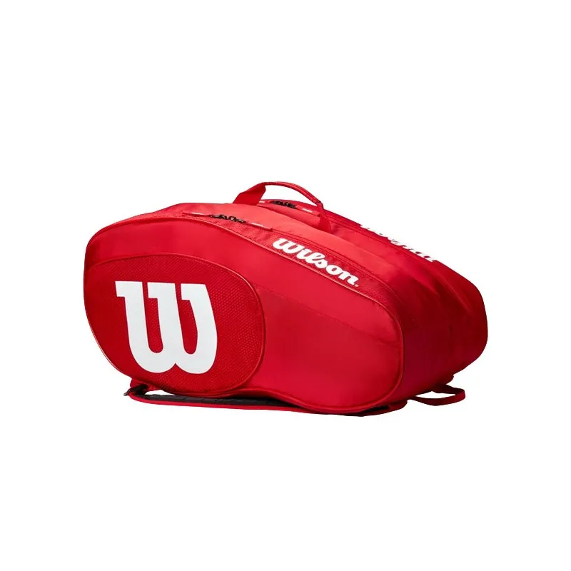 WILSON TEAM PADEL BAG ZAINO BORSONE PADEL - ROSSO/BIANCO
