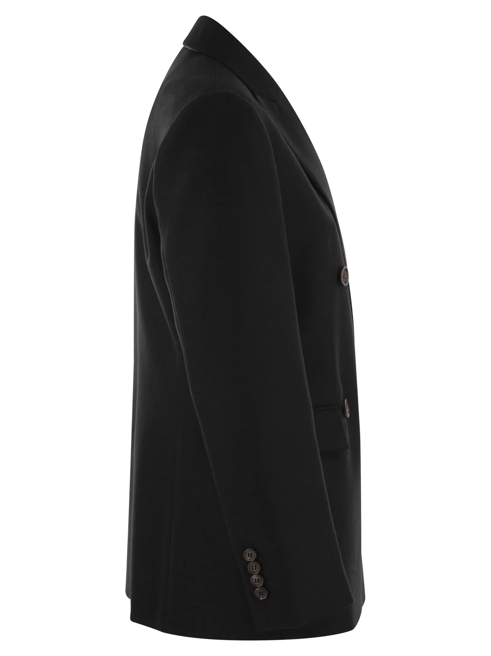 Wool and cashmere jacket with necklace