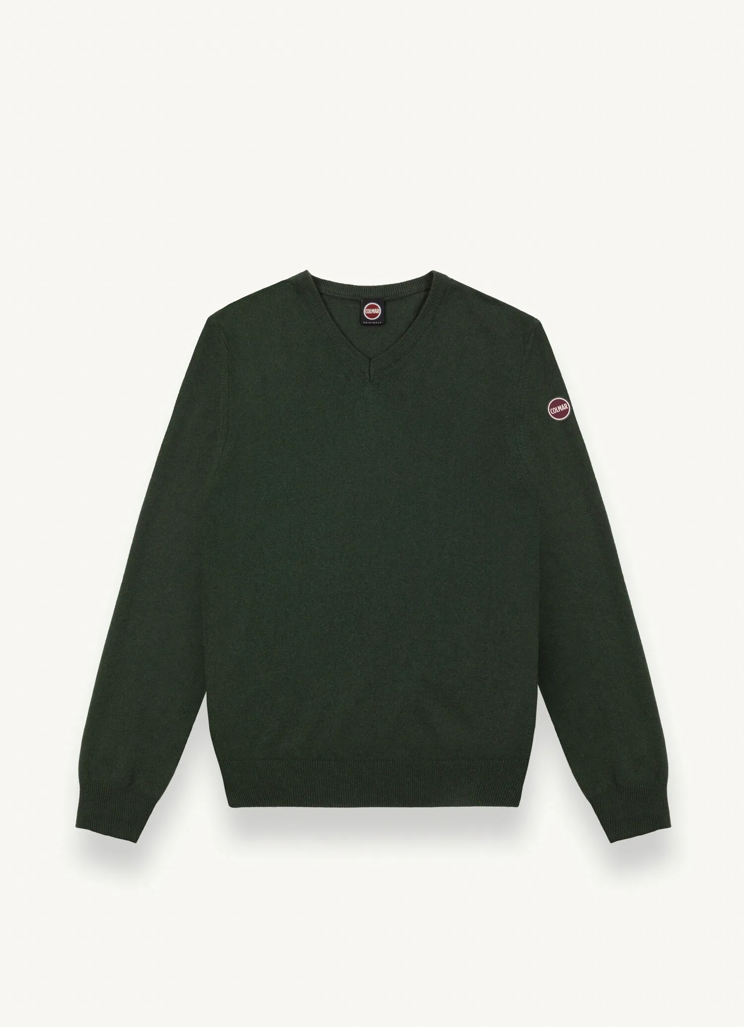 Wool and cashmere V-neck pullover