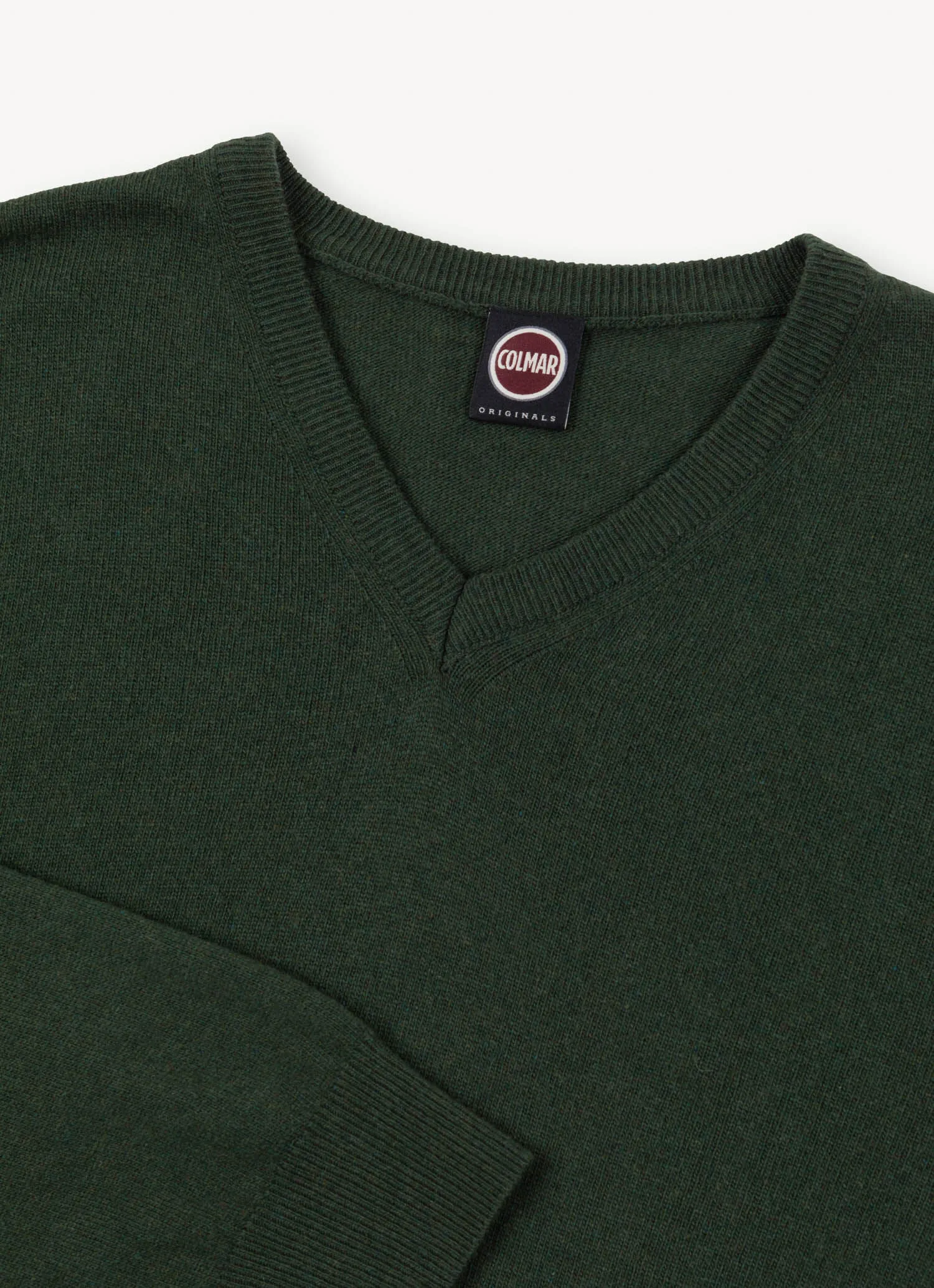 Wool and cashmere V-neck pullover