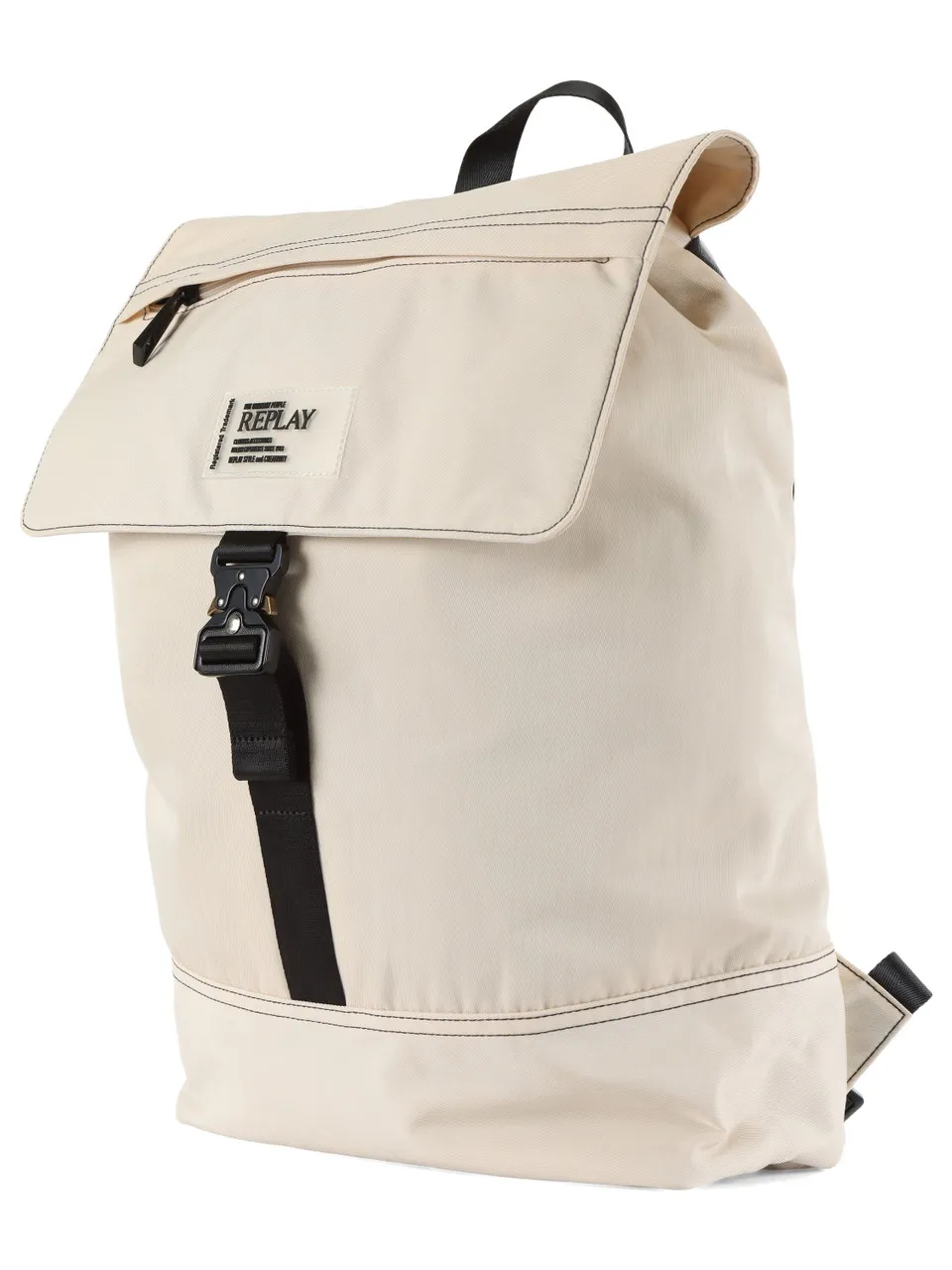 Zaino in twill con patch logo
